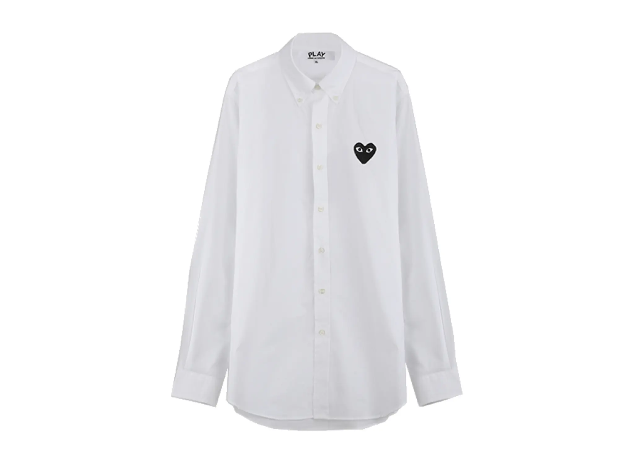 Comme Des Garcons Black PLAY Shirt White (W)
