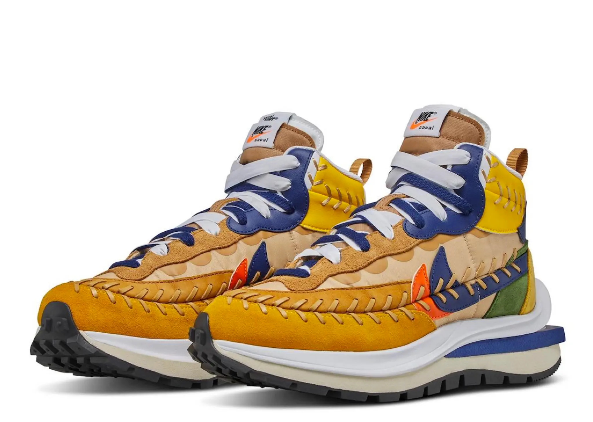 Nike Vaporwaffle sacai Jean Paul Gaultier Sesame Blue - photo 2