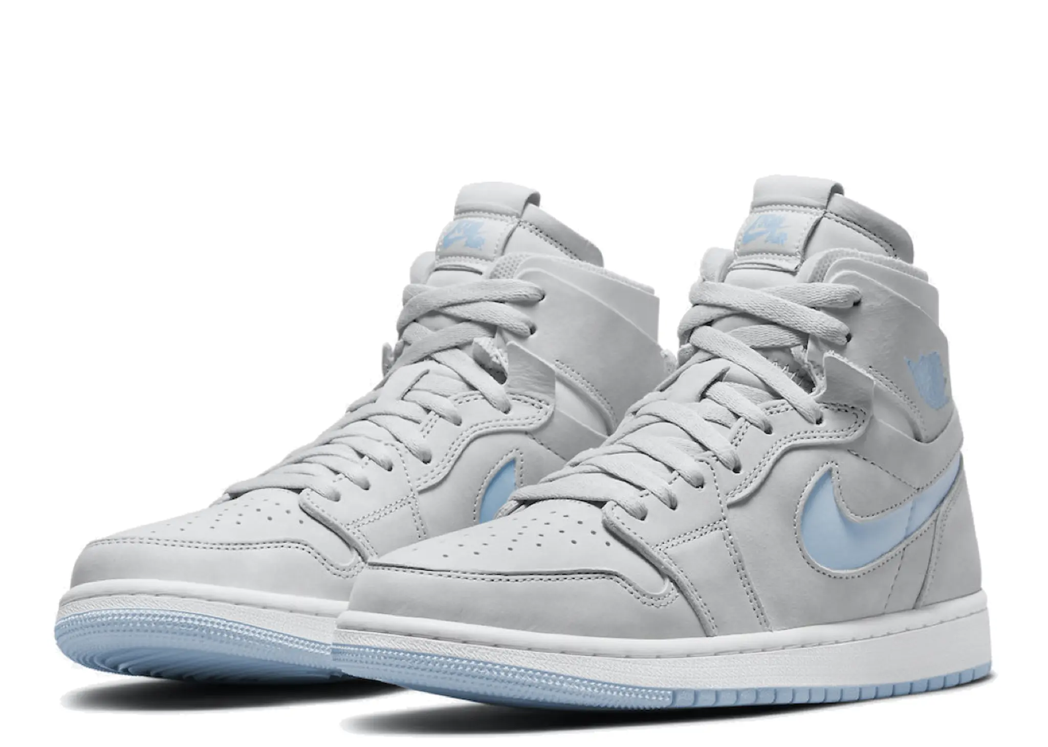 Air Jordan 1 Zoom CMFT Cool Grey Light Blue (Women's) - photo 2