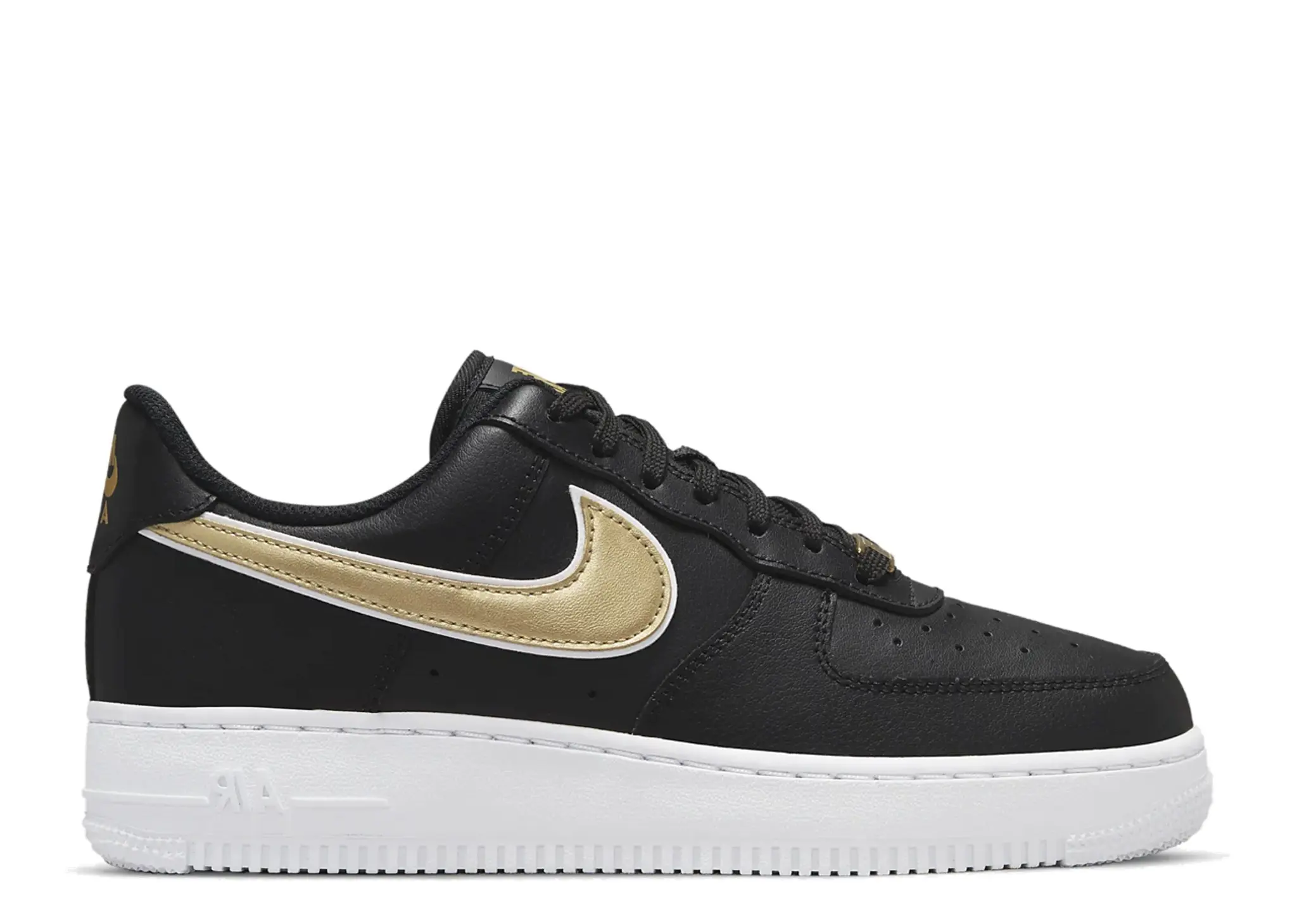 Nike Air Force 1 '07 Essential Black Gold (Women's)