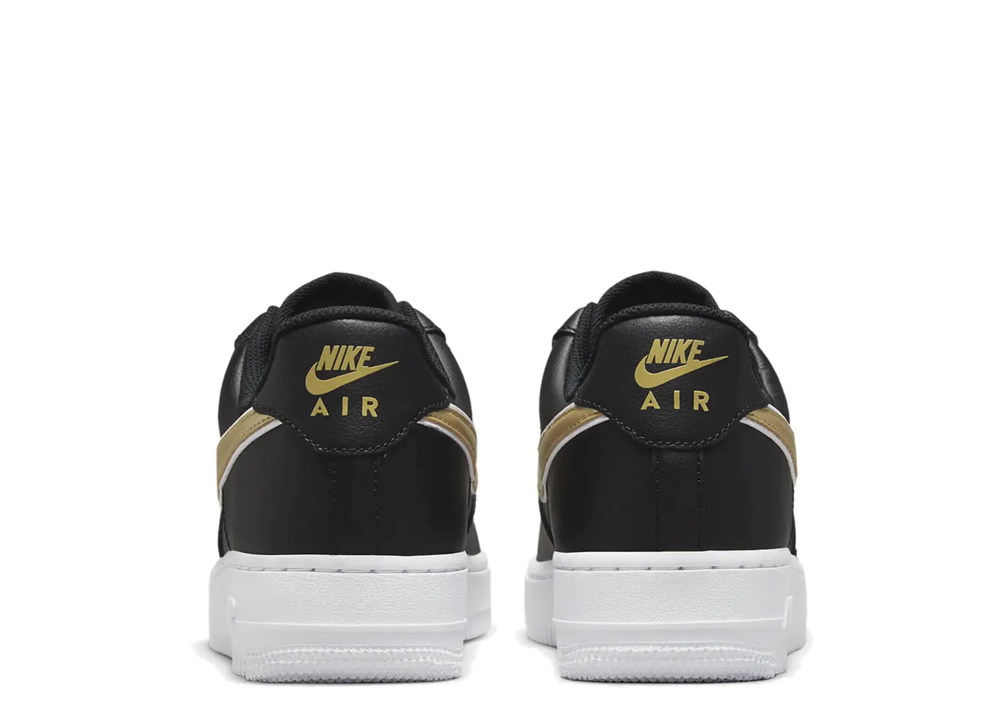 Nike Air Force 1 '07 Essential Black Gold (Women's) - photo 3