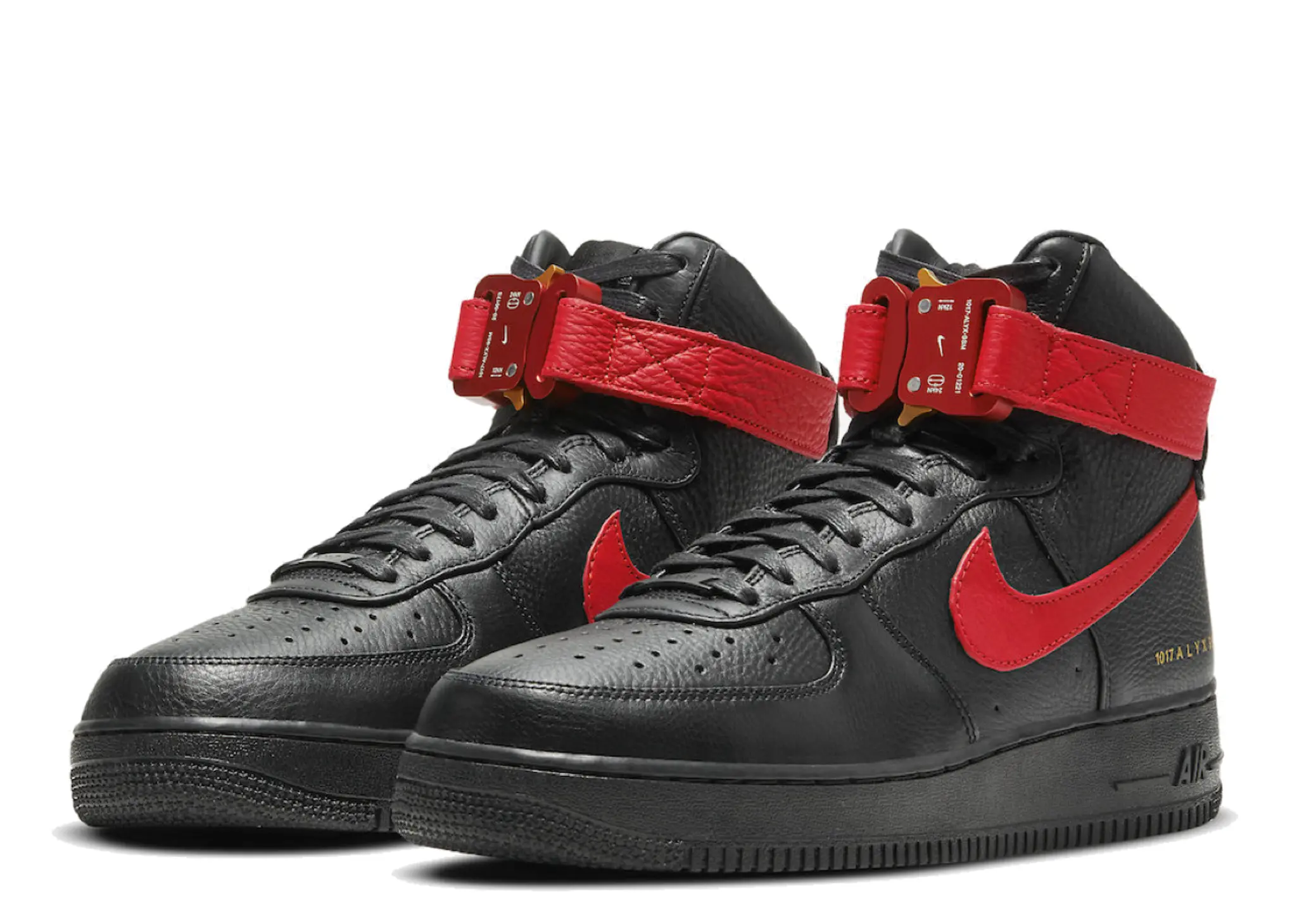 Nike Air Force 1 High 1017 ALYX 9SM Black Red - photo 2