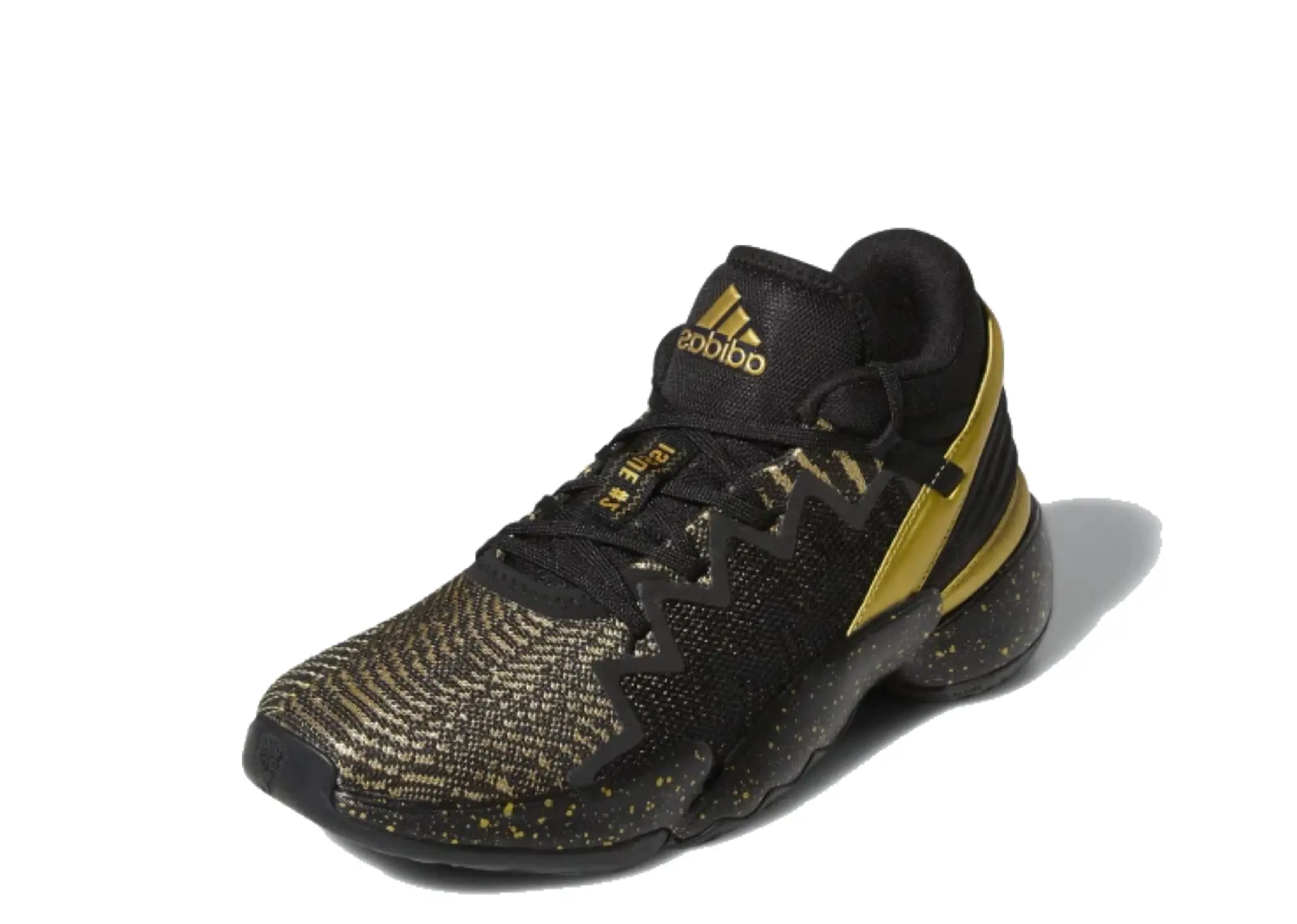Adidas Donovan Mitchell D.O.N. Issue #2 Black Gold Metallic - photo 2