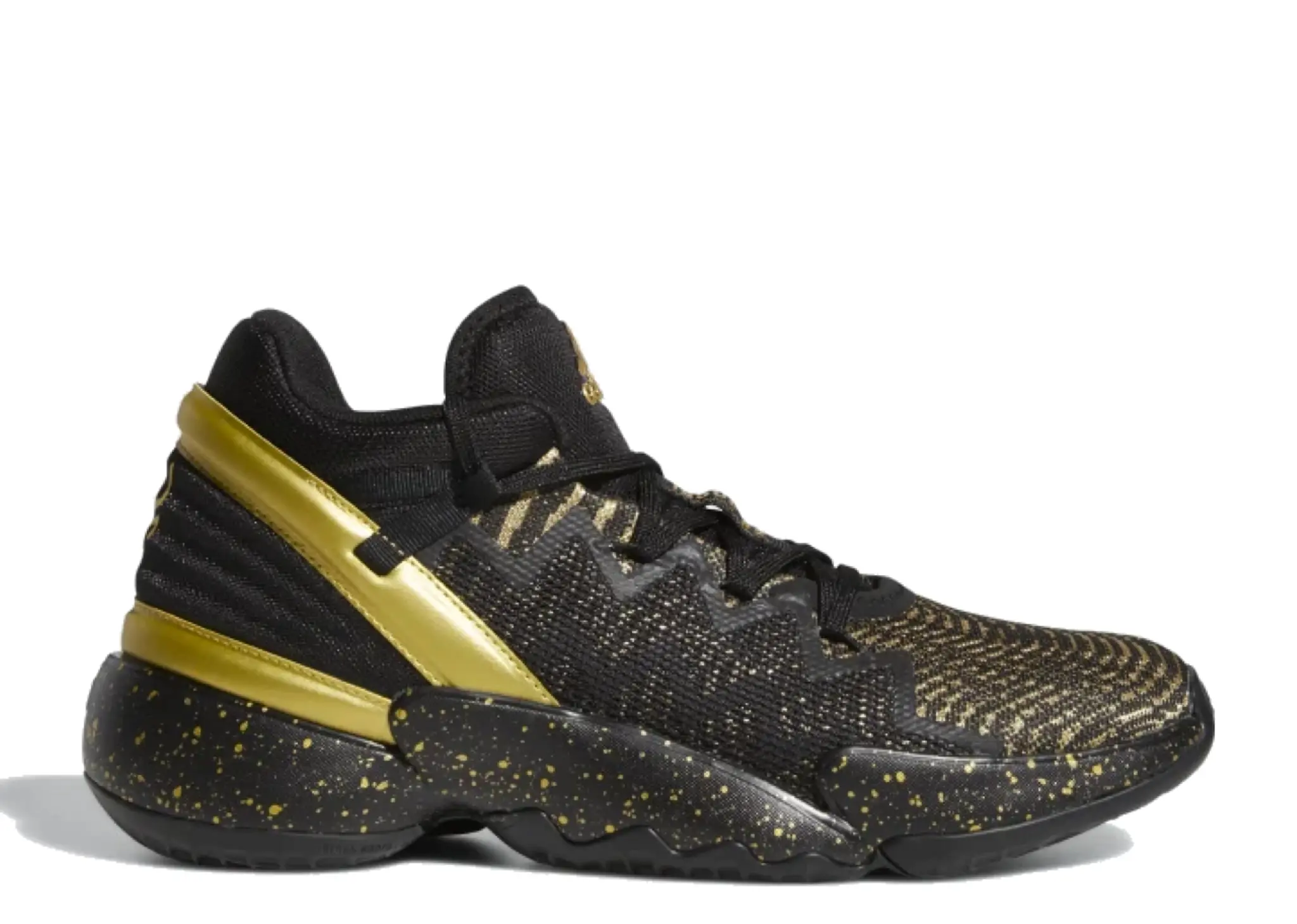 Adidas Donovan Mitchell D.O.N. Issue #2 Black Gold Metallic