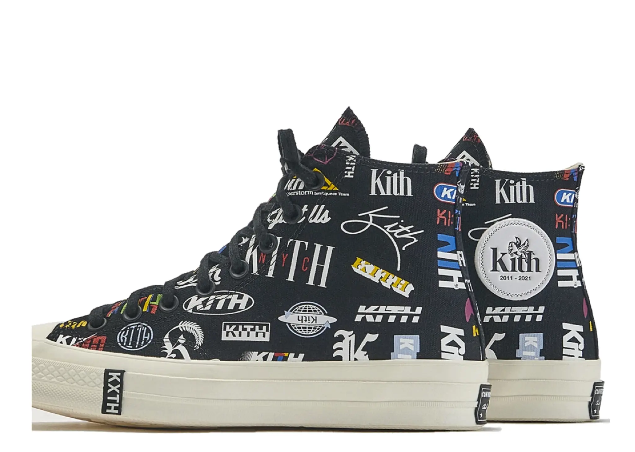 Converse Chuck Taylor All-Star 70's High KITH 10 Year Anniversary Black - photo 3