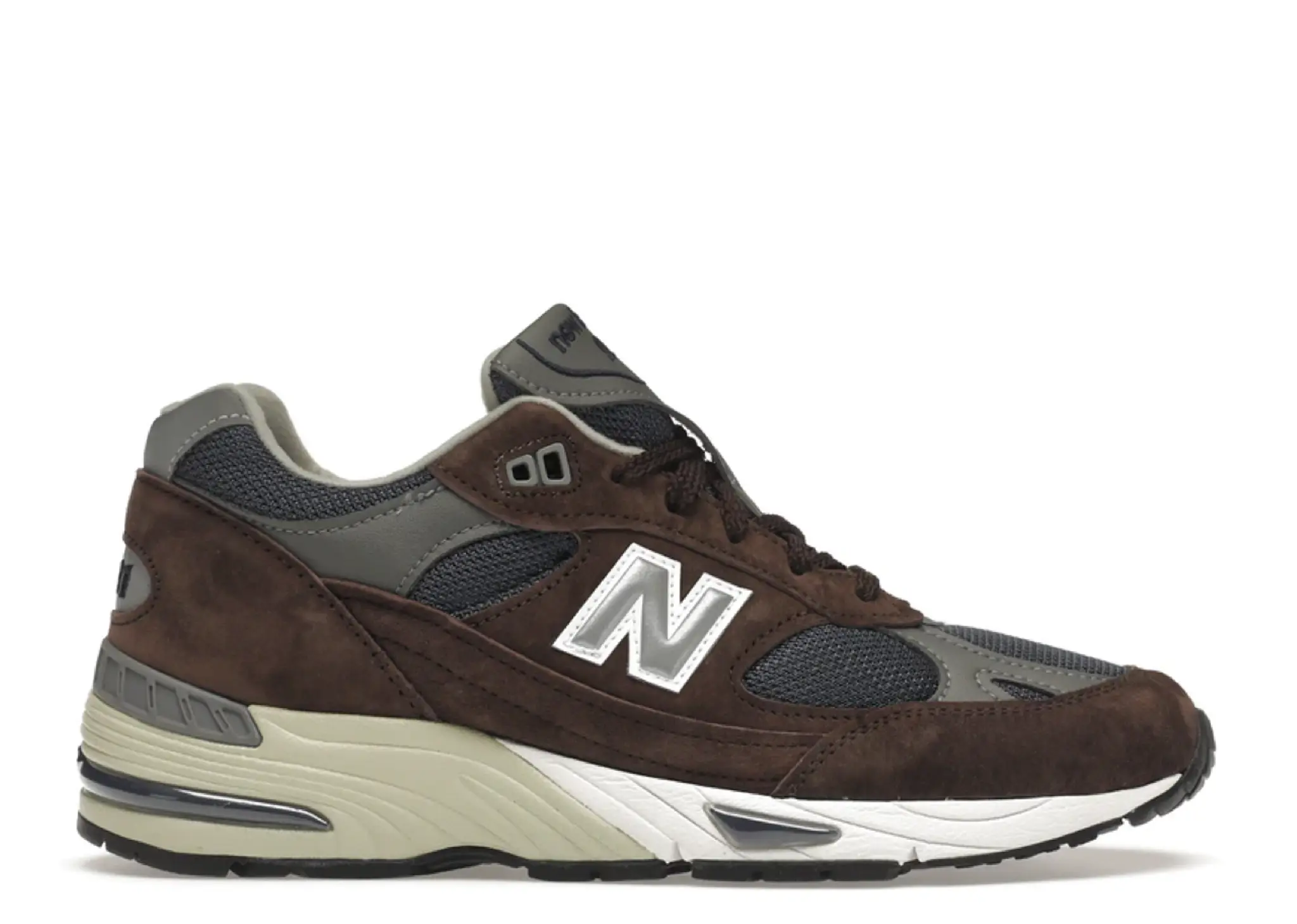 New Balance 991 Brown Navy Grey