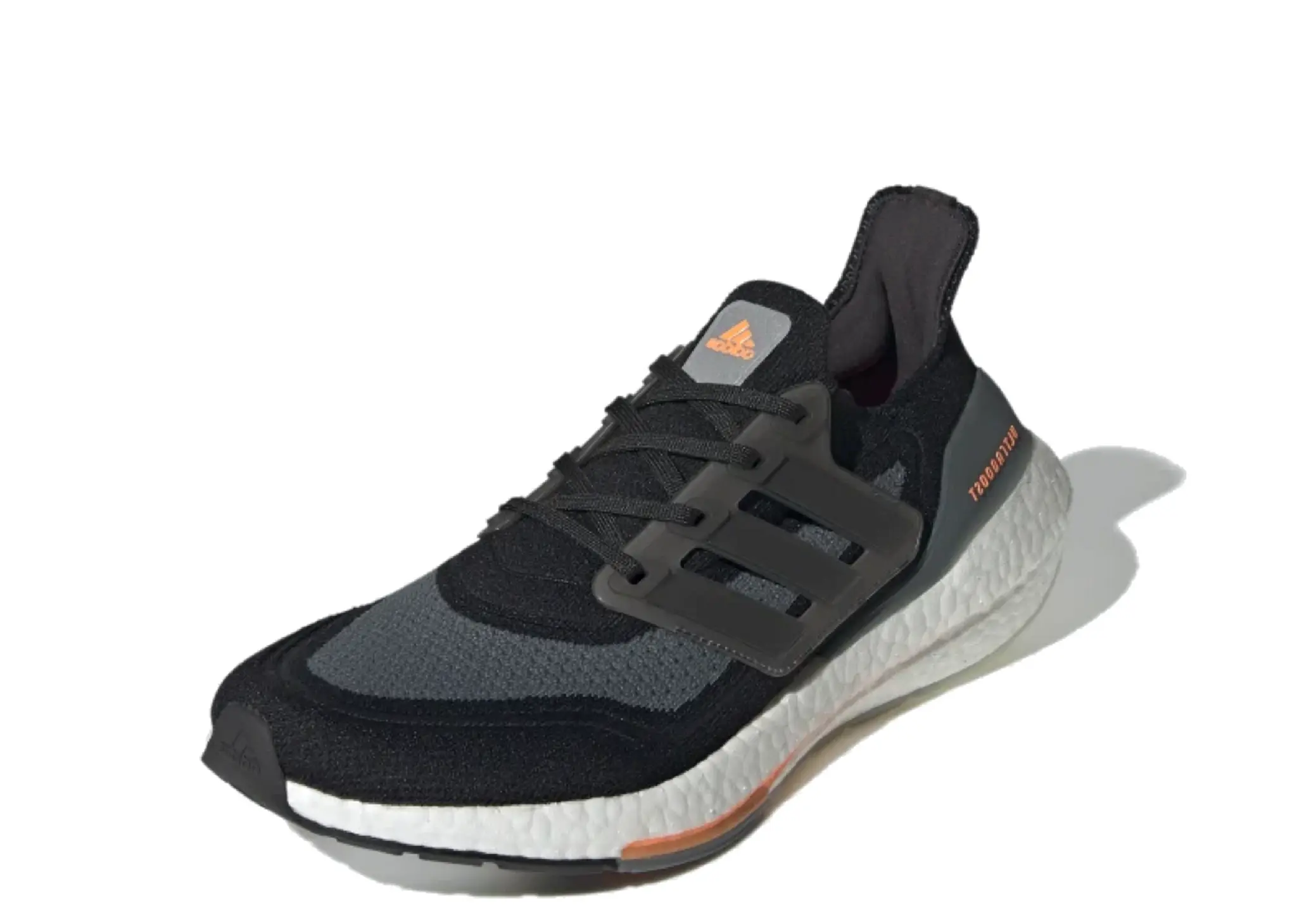 Adidas Ultra Boost 21 Black Blue Oxide Screaming Orange - photo 2