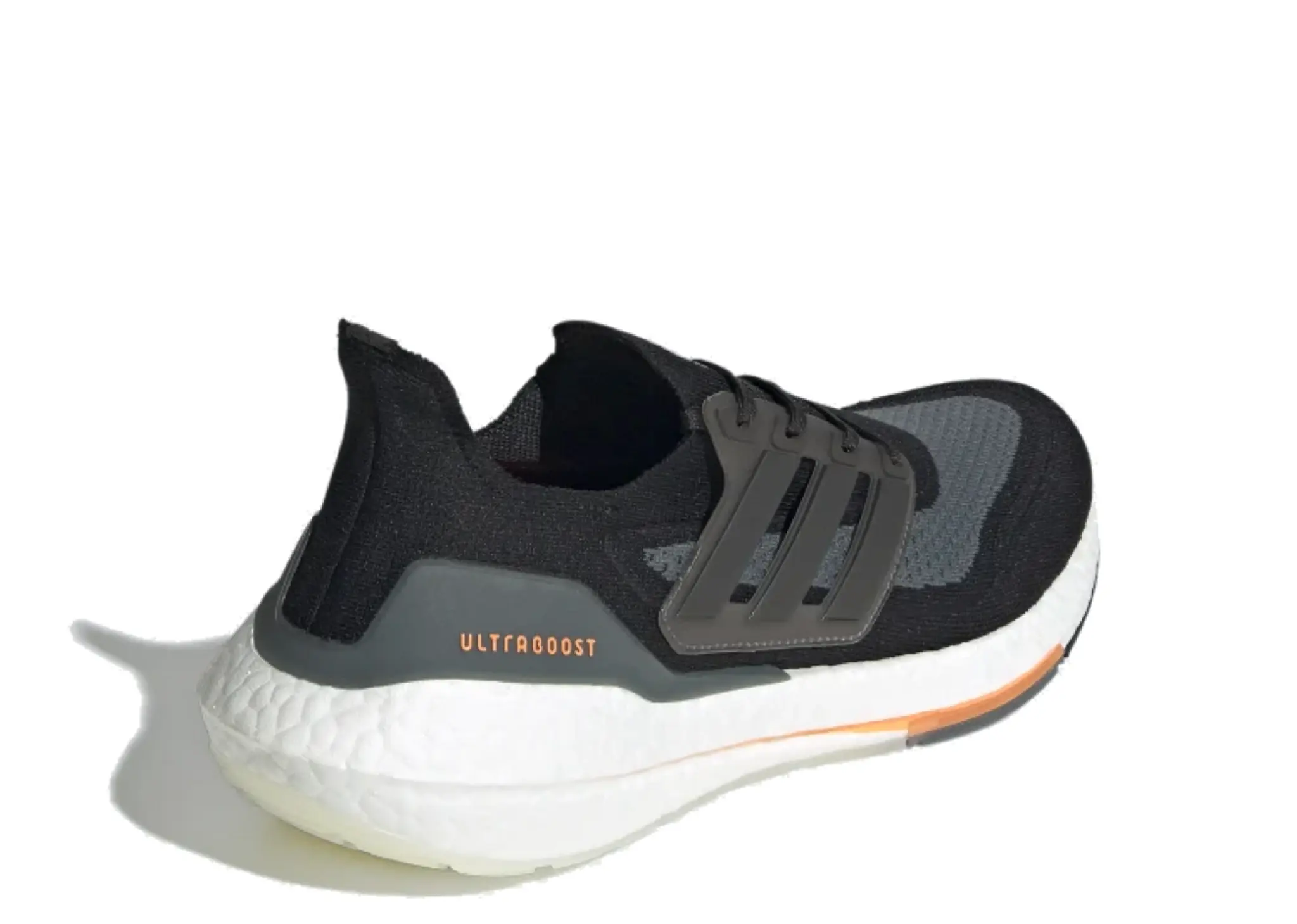 Adidas Ultra Boost 21 Black Blue Oxide Screaming Orange - photo 3