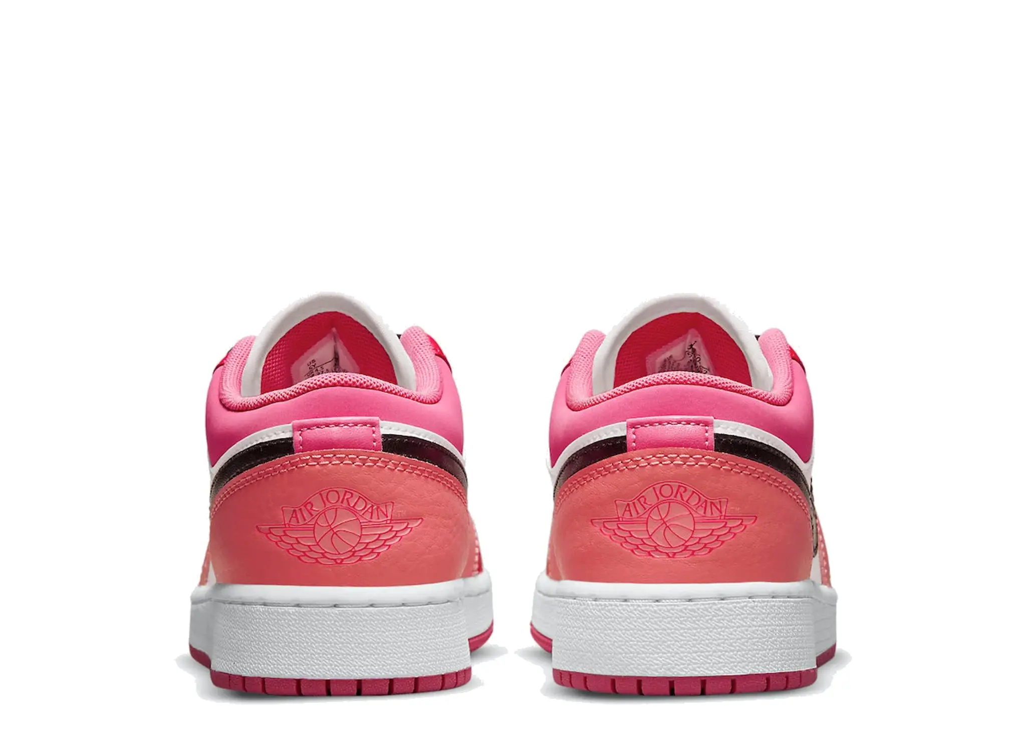 Air Jordan 1 Low Pink Red (Grade School) - photo 3