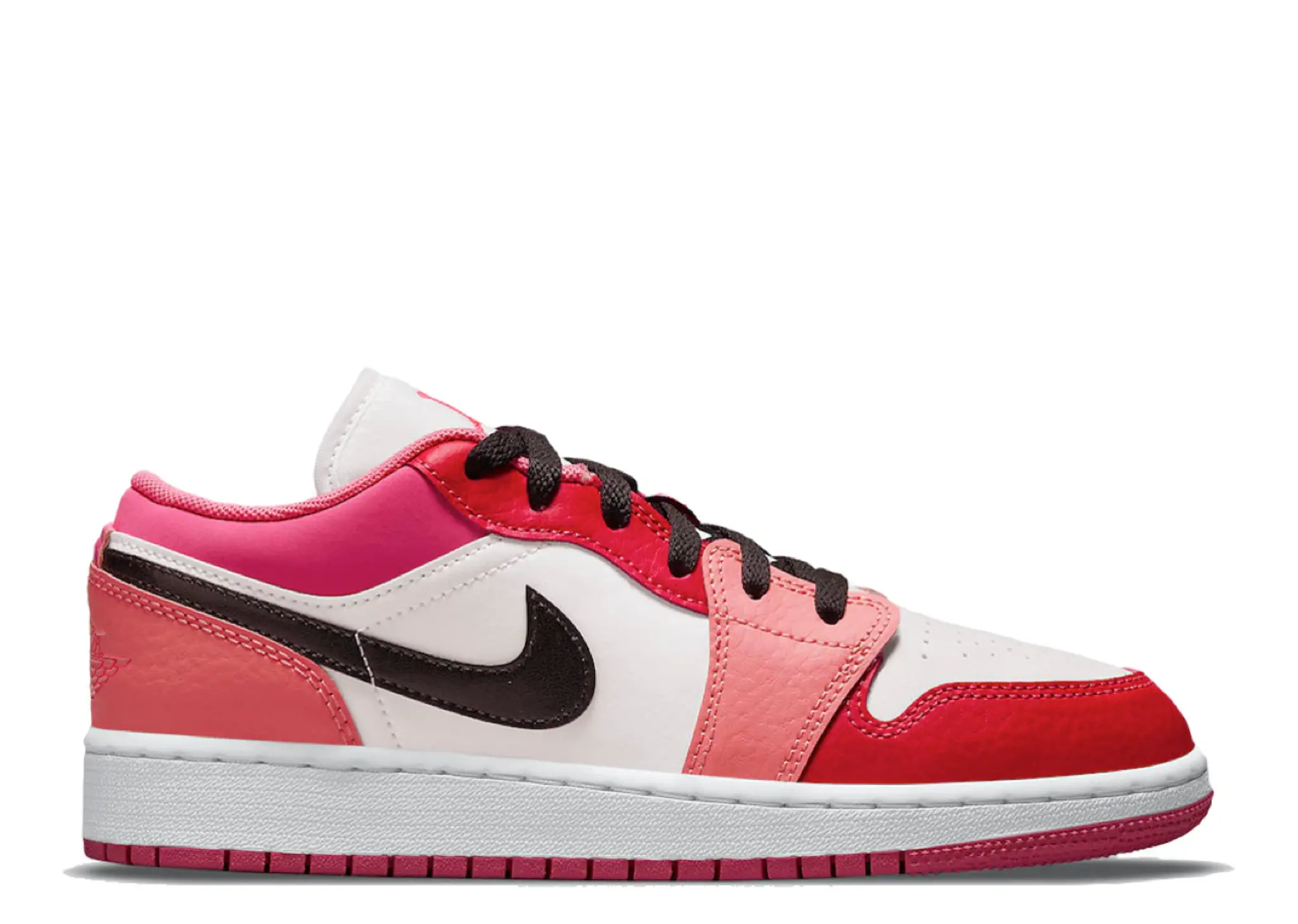 Air Jordan 1 Low Pink Red (Grade School)