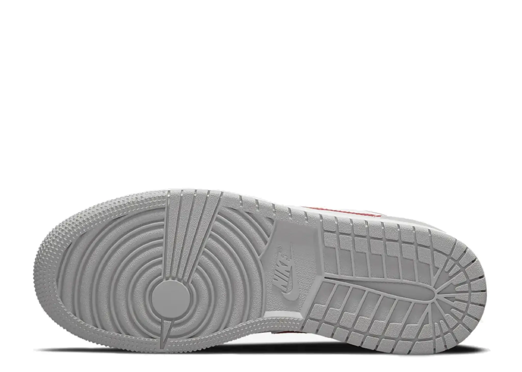 Air Jordan 1 Low SE Smoke Grey Gym Red (Grade School) - photo 4