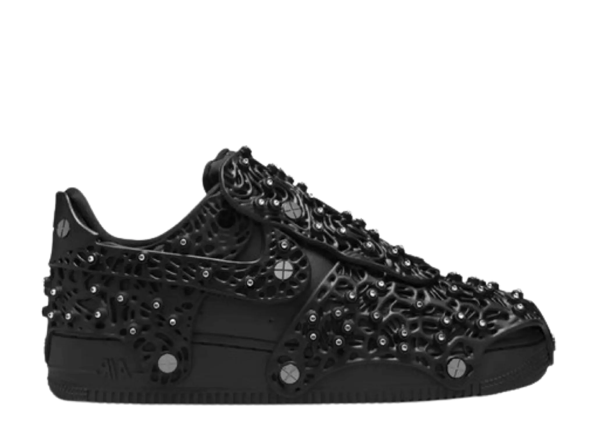 Nike Air Force 1 Low Swarovski Retroreflective Crystals Black (Women's)