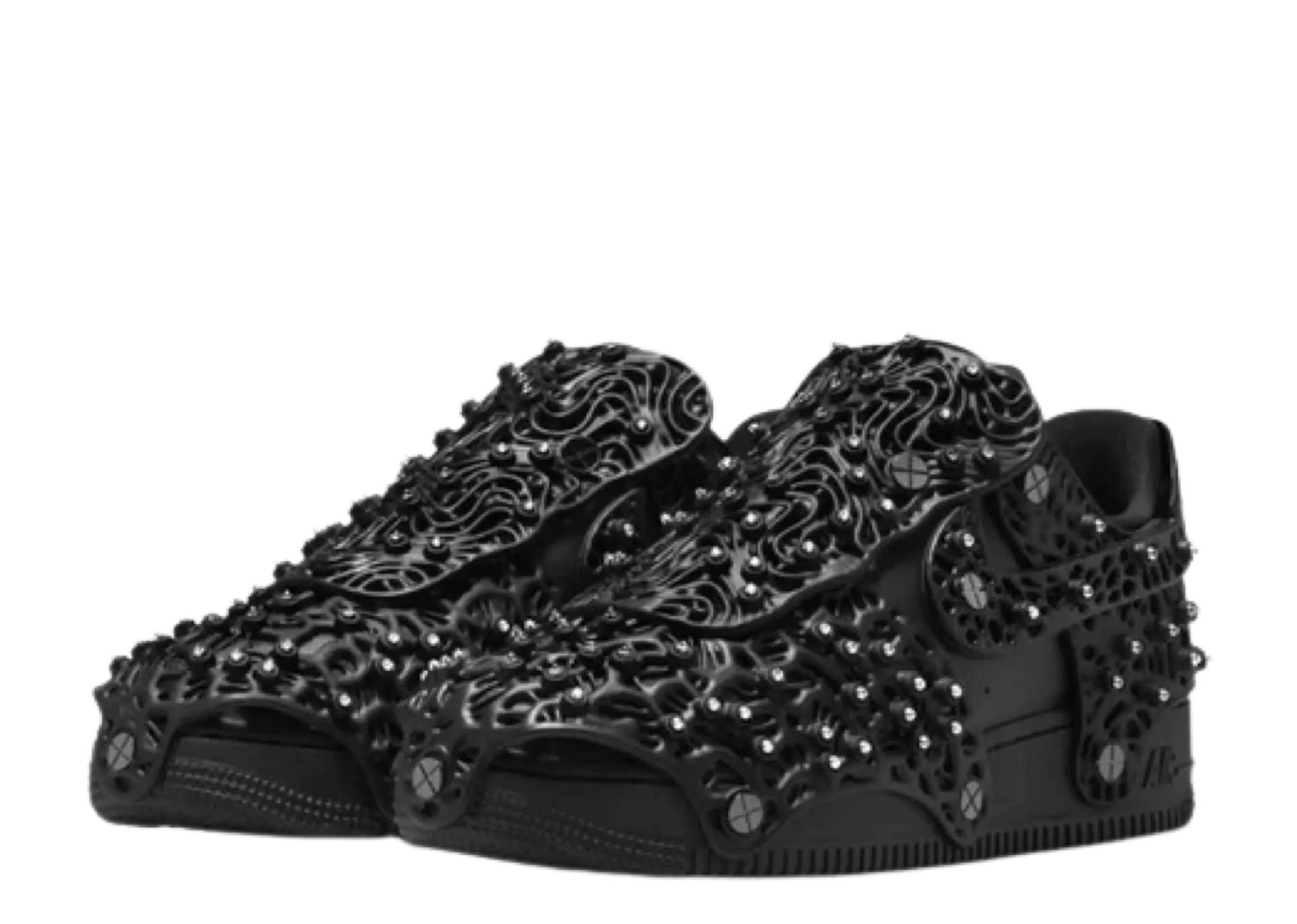 Nike Air Force 1 Low Swarovski Retroreflective Crystals Black (Women's) - photo 2