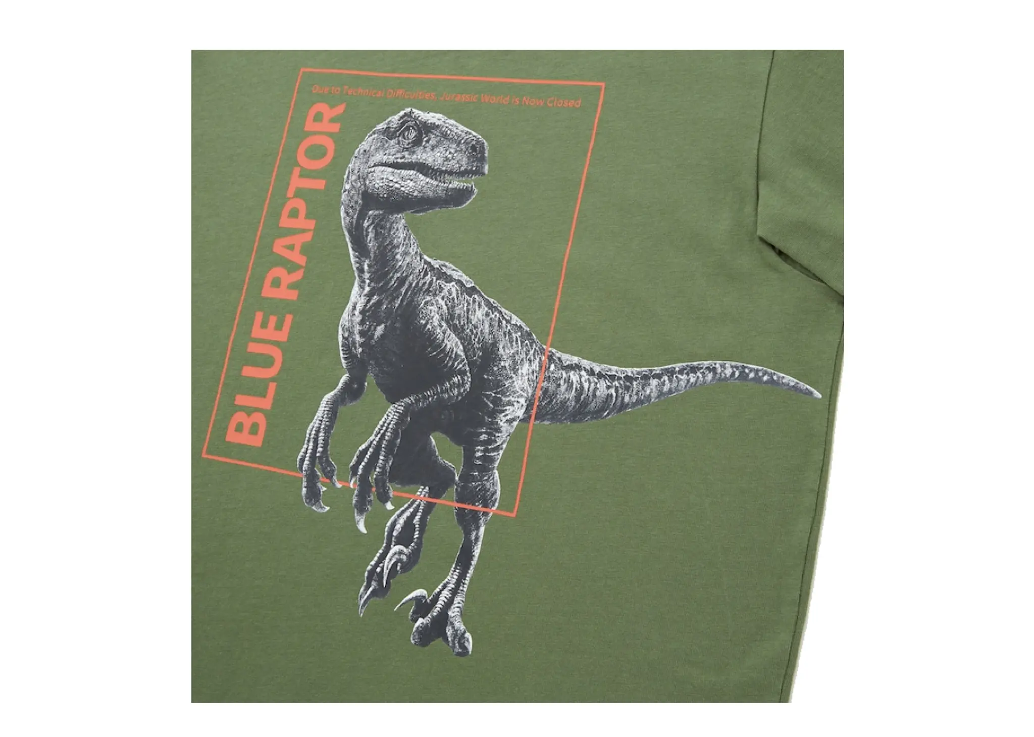 Uniqlo x Jurassic World Short Sleeve Graphic T-Shirt Green - photo 2