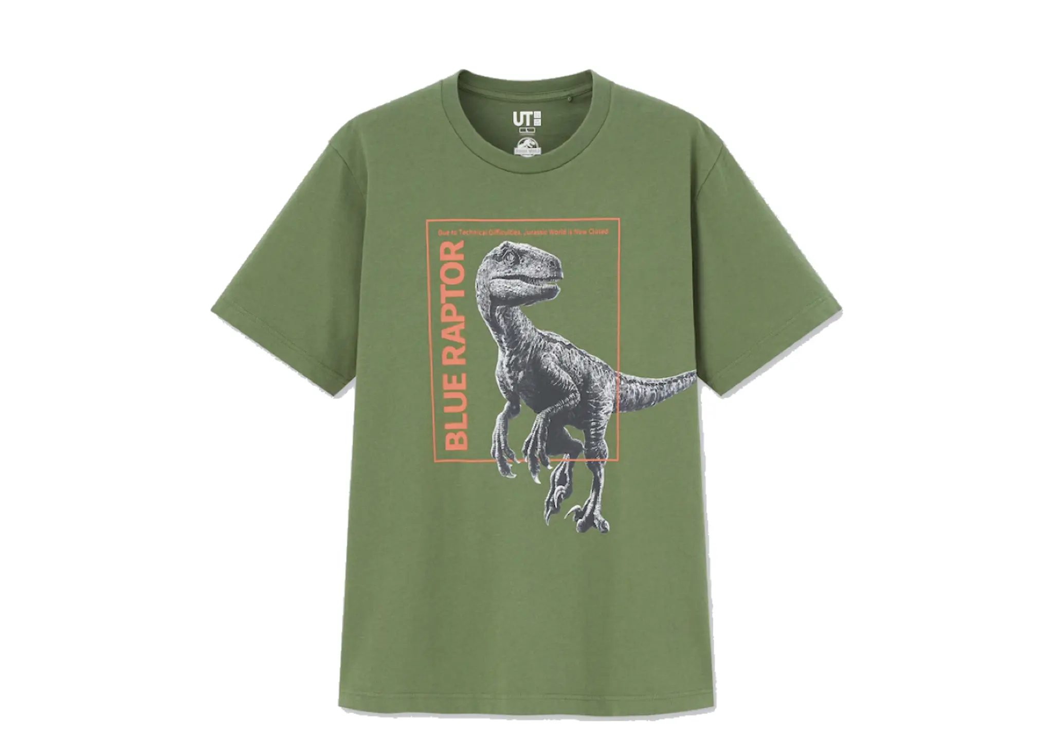 Uniqlo x Jurassic World Short Sleeve Graphic T-Shirt Green