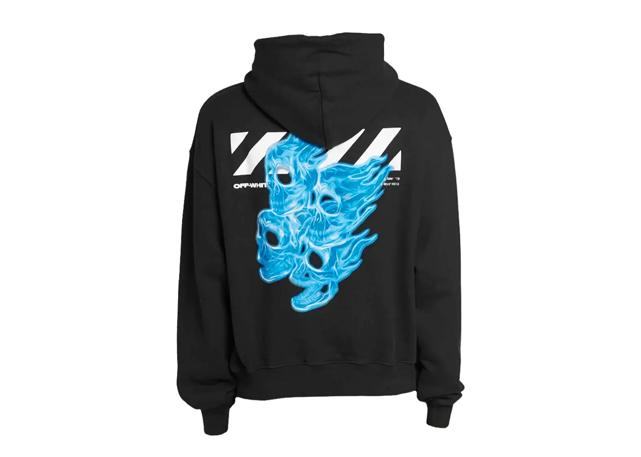 Off-White Skulls Oversized Hoodie Black Multi - photo 2