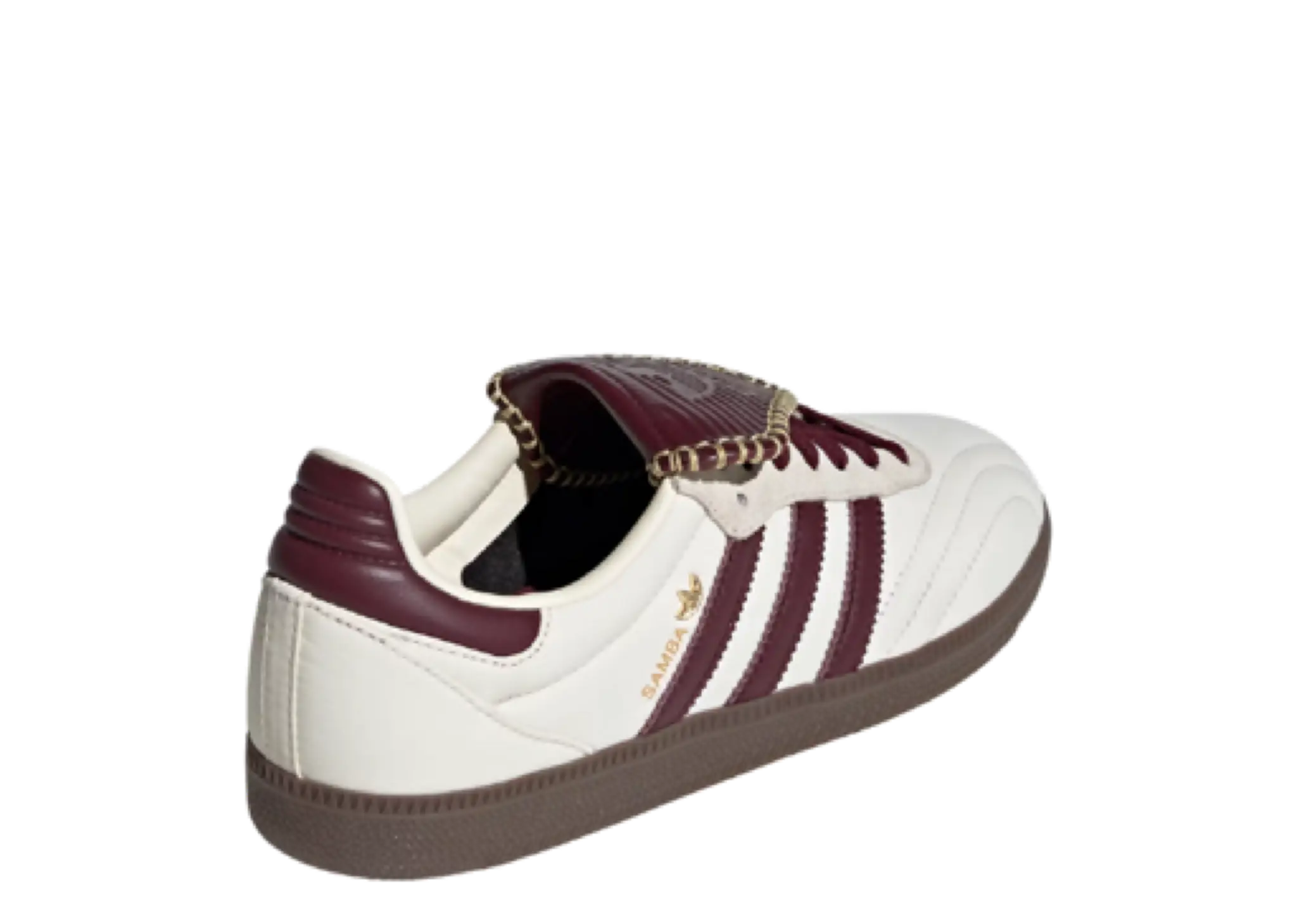 Adidas Samba LT Cream White Maroon Gold Metallic (Women's) - photo 3