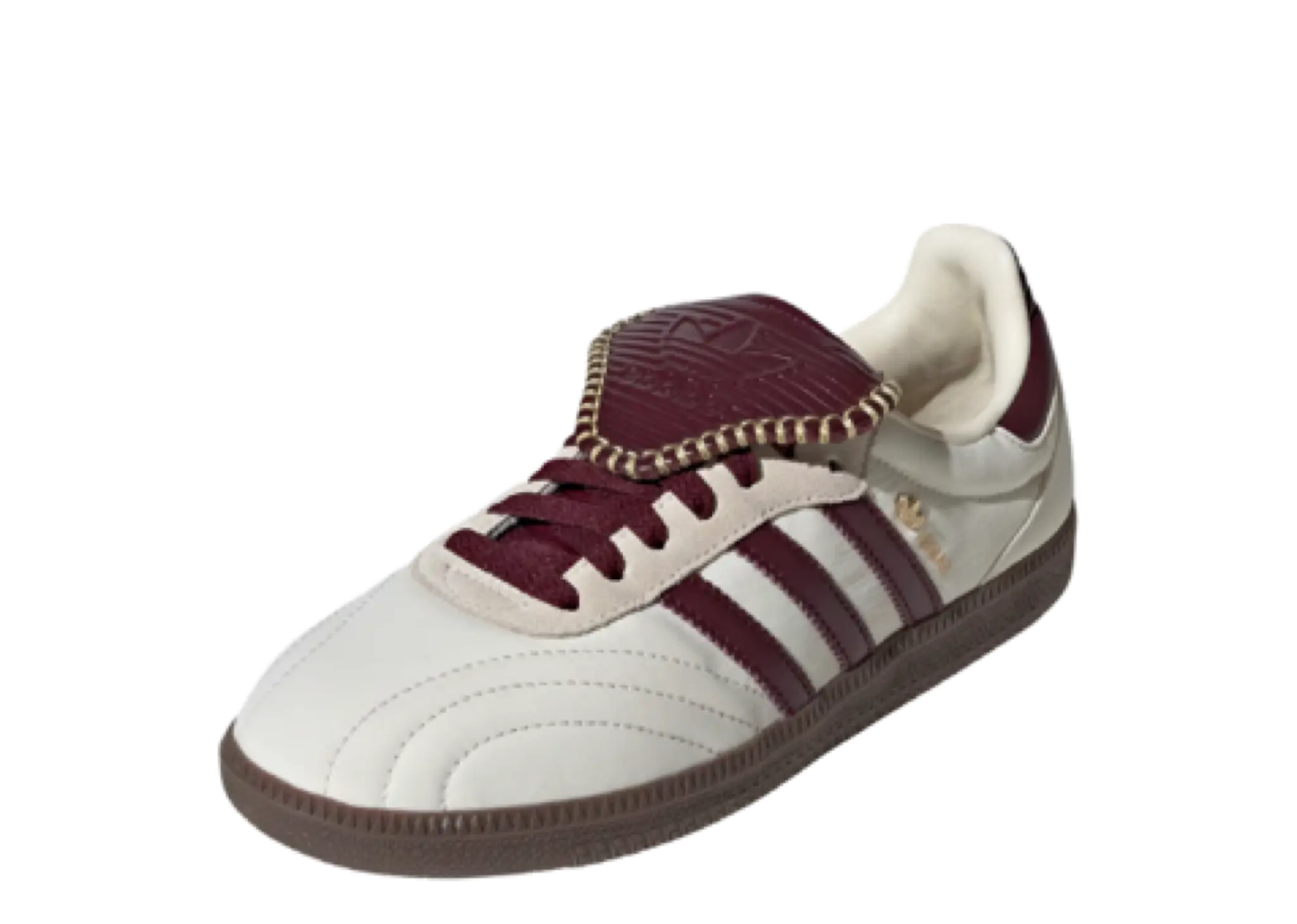 Adidas Samba LT Cream White Maroon Gold Metallic (Women's) - photo 2