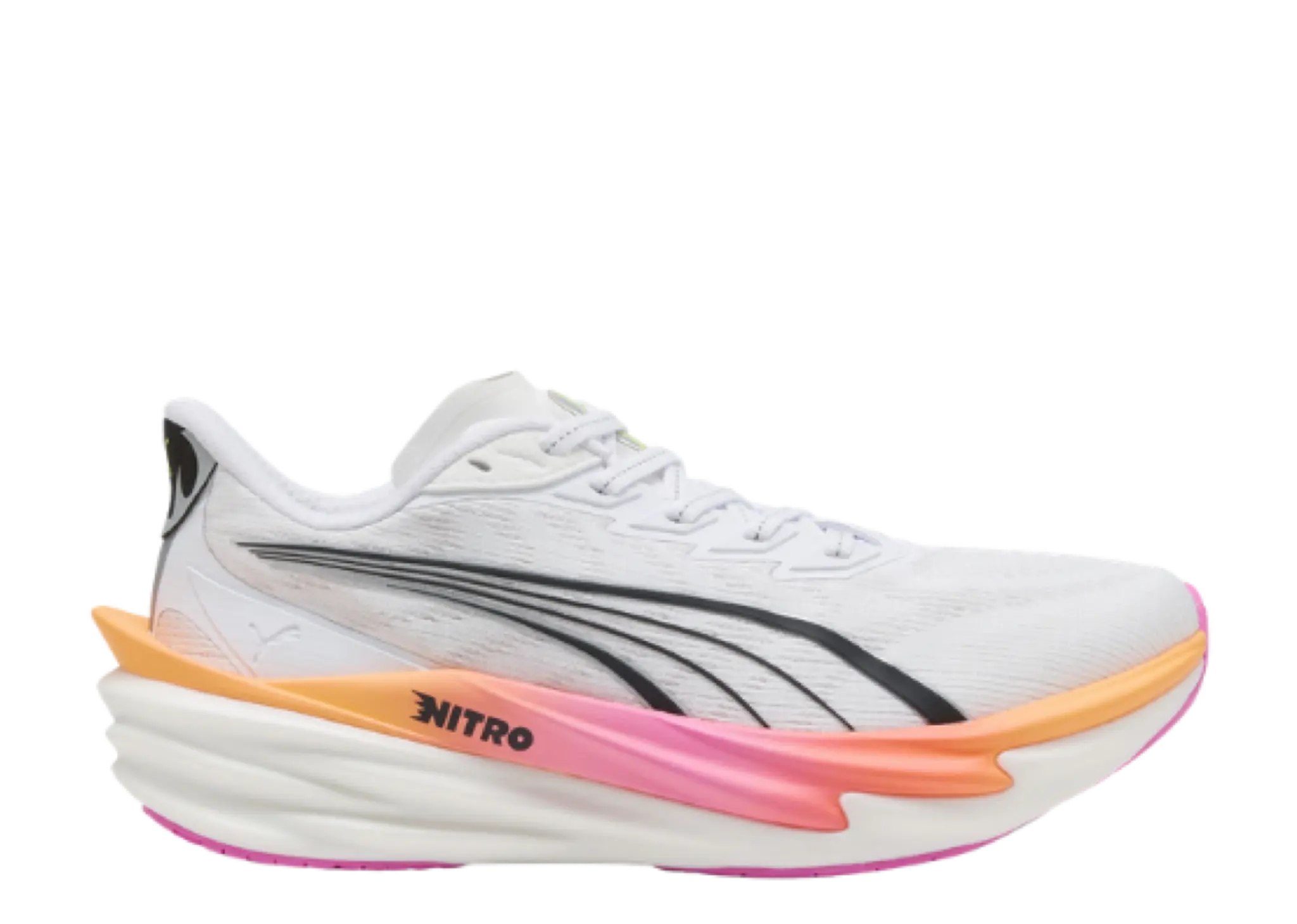 Puma Deviate Nitro 4 White Poison Pink Glowing Red (Women's)