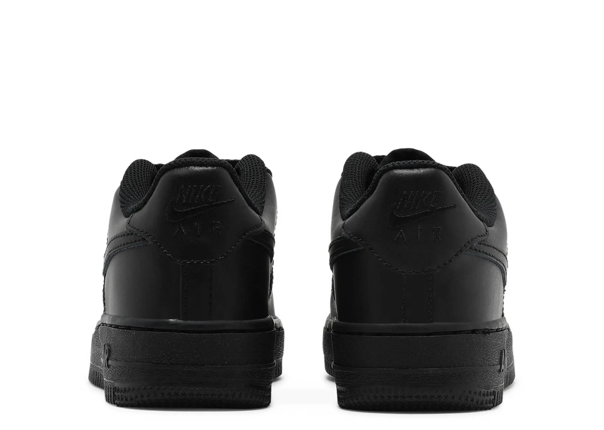 Nike Air Force 1 LE Triple Black (Grade School) - photo 3