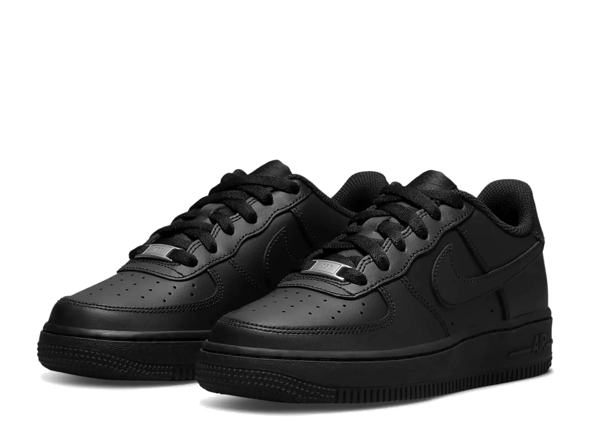 Nike Air Force 1 LE Triple Black (Grade School) - photo 2