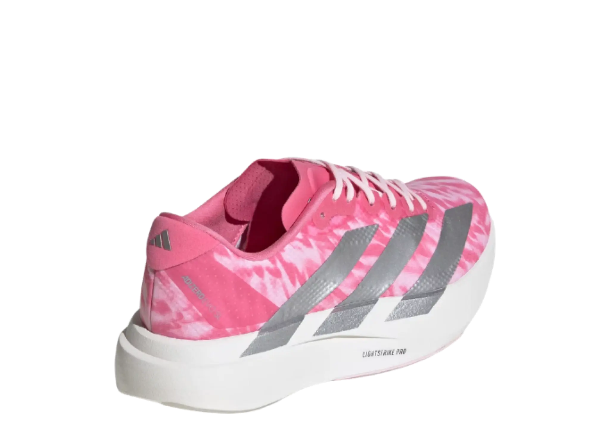 Adidas Adizero Evo SL Woven Pink Fusion Silver Metallic Clear Pink (Women's) - photo 3
