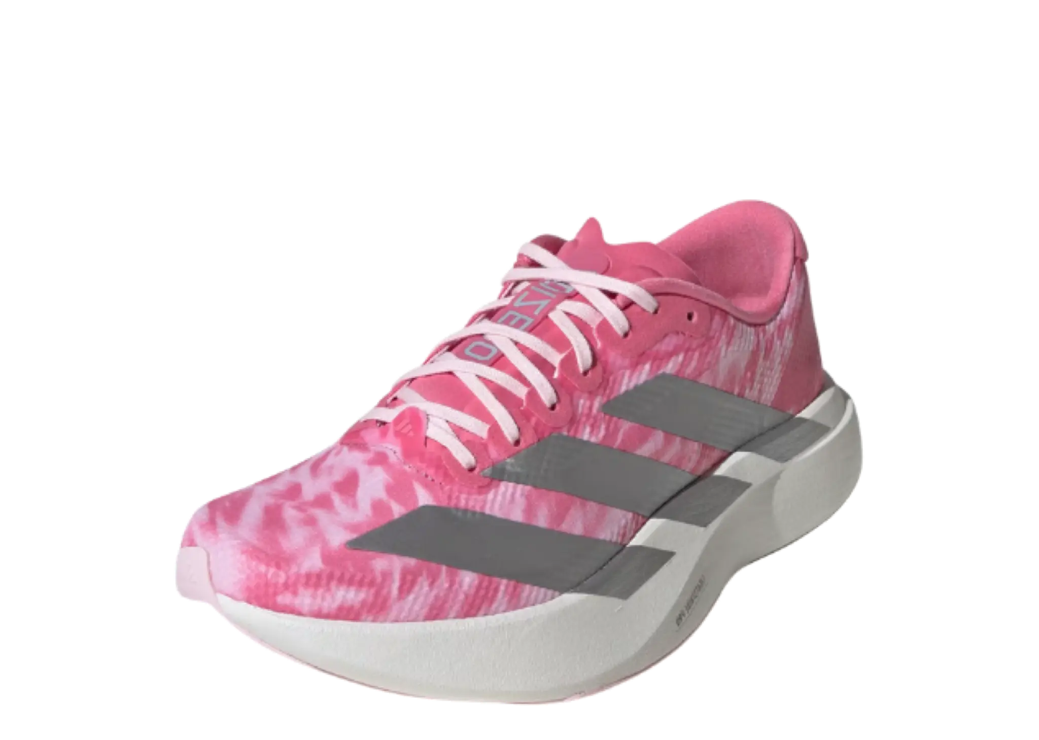 Adidas Adizero Evo SL Woven Pink Fusion Silver Metallic Clear Pink (Women's) - photo 2