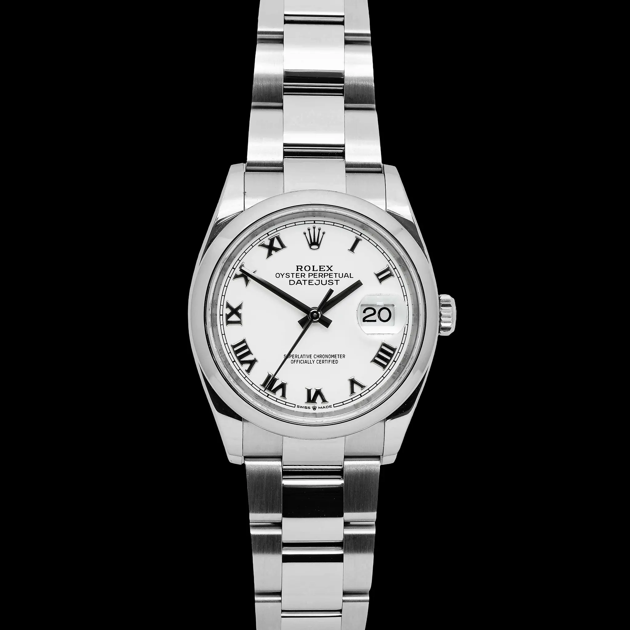 Rolex Datejust White Roman 36mm Ref : 126200 - photo 2