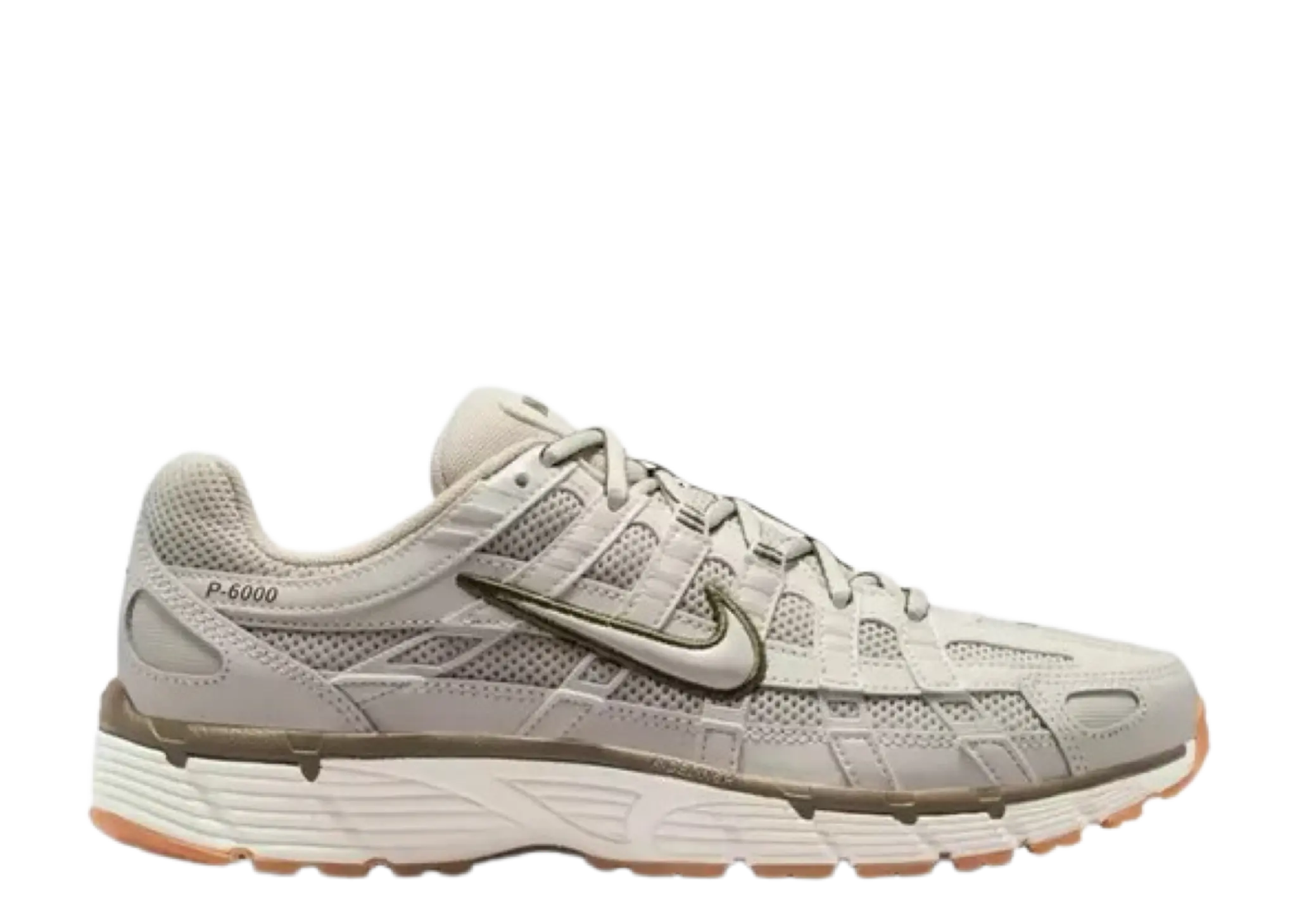 Nike P-6000 Light Bone Medium Olive Gum (Women's)