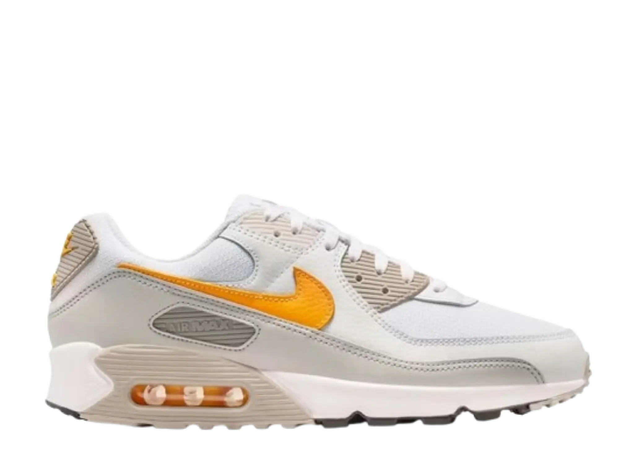 Nike Air Max 90 White College Grey Laser Orange