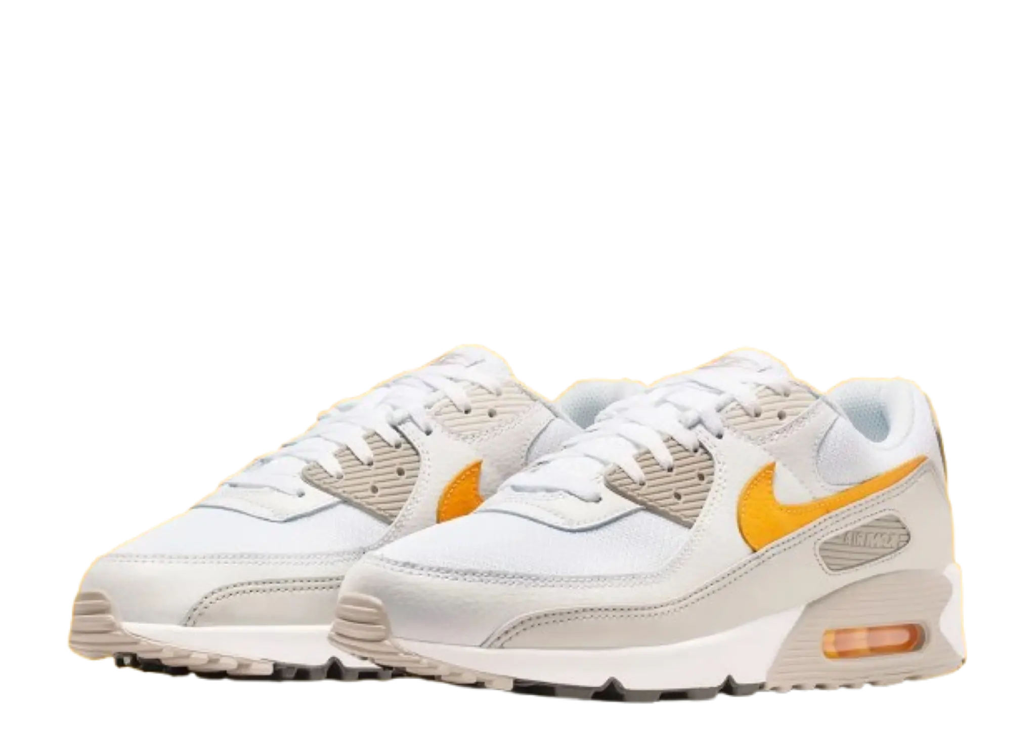 Nike Air Max 90 White College Grey Laser Orange - photo 2