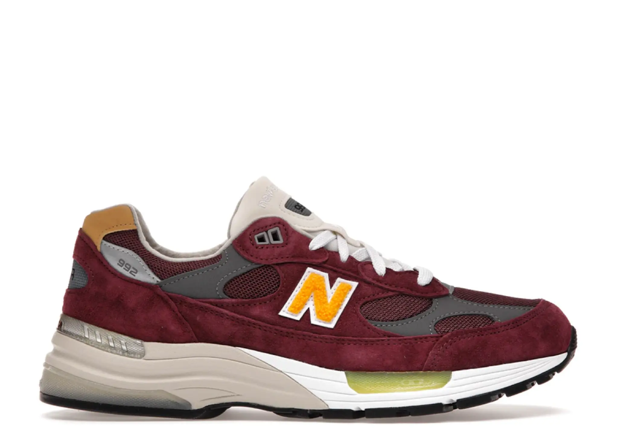 New Balance 992 Burgundy Gold