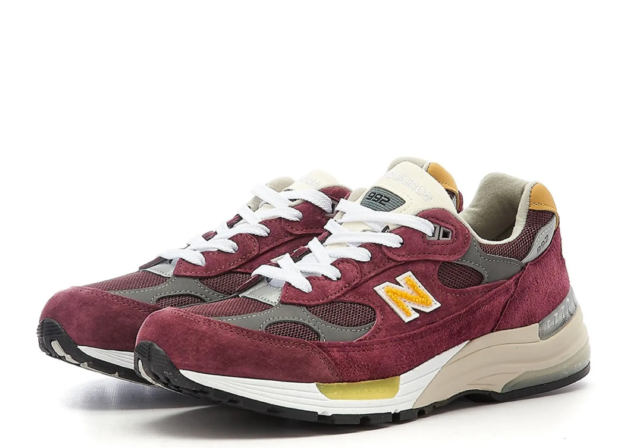 New Balance 992 Burgundy Gold - photo 2