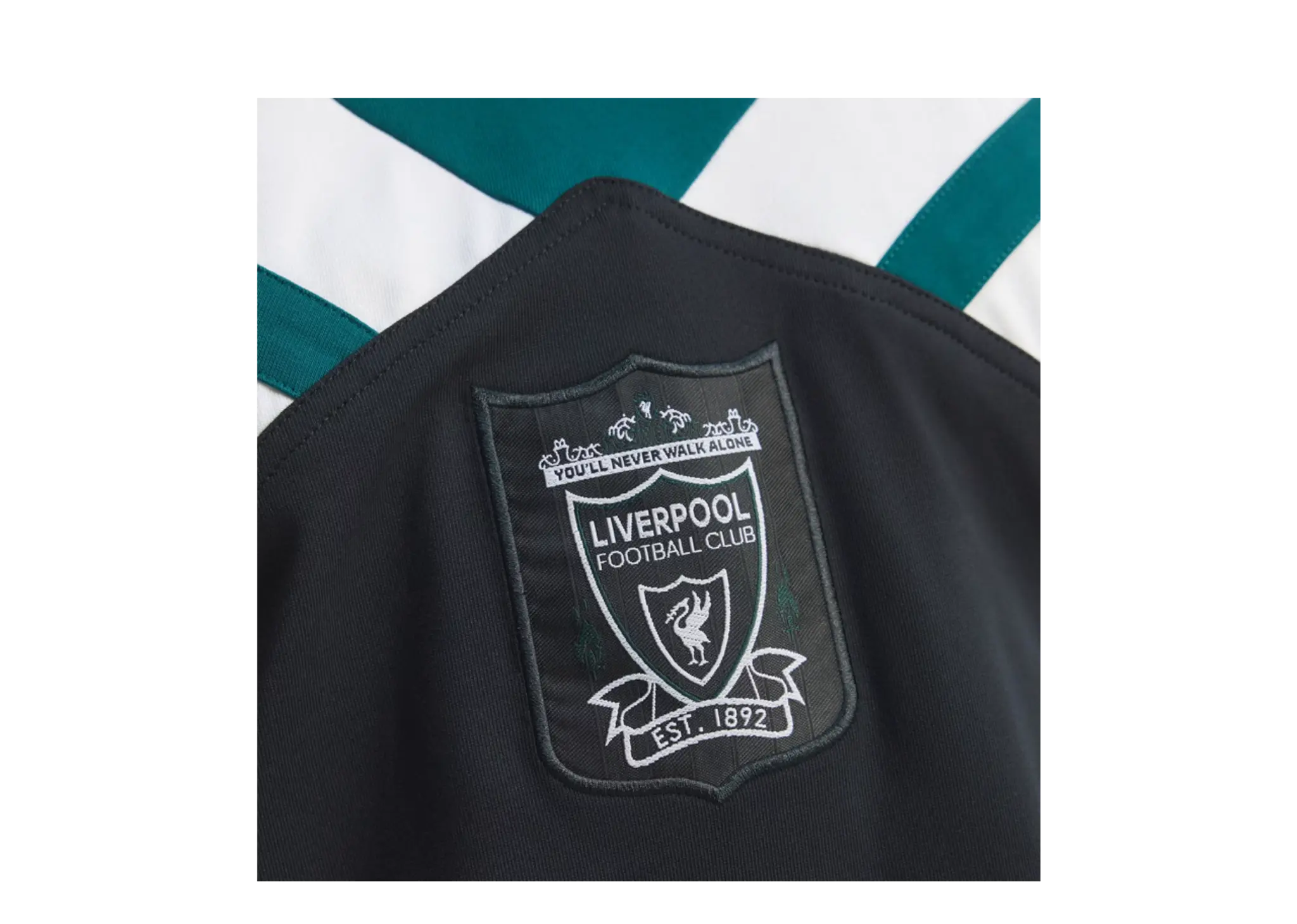 Adidas Liverpool FC 95 T-Shirt Black Rich Green - photo 2