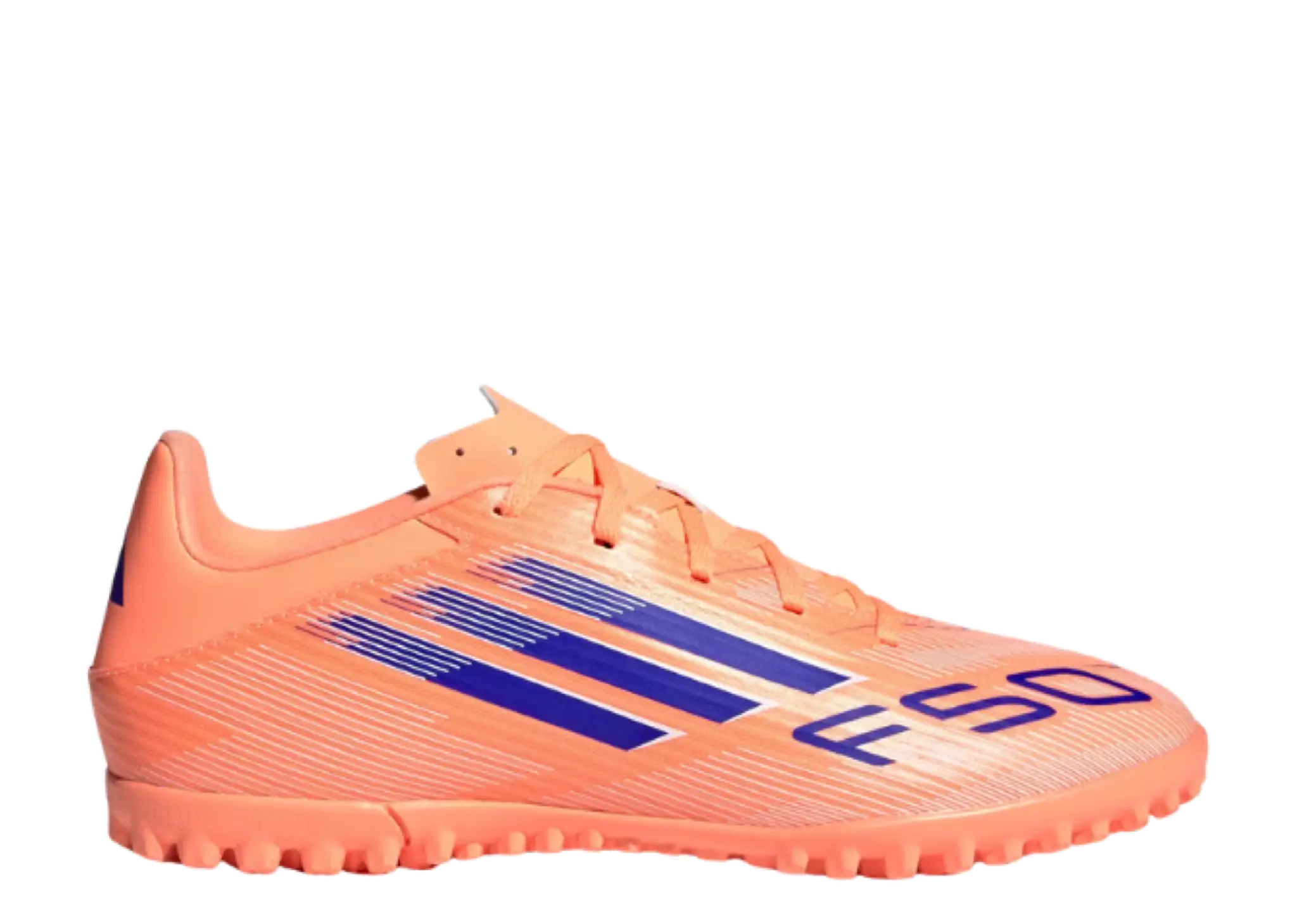Adidas F50 Club Turf Beam Orange Lucid Blue Cloud White