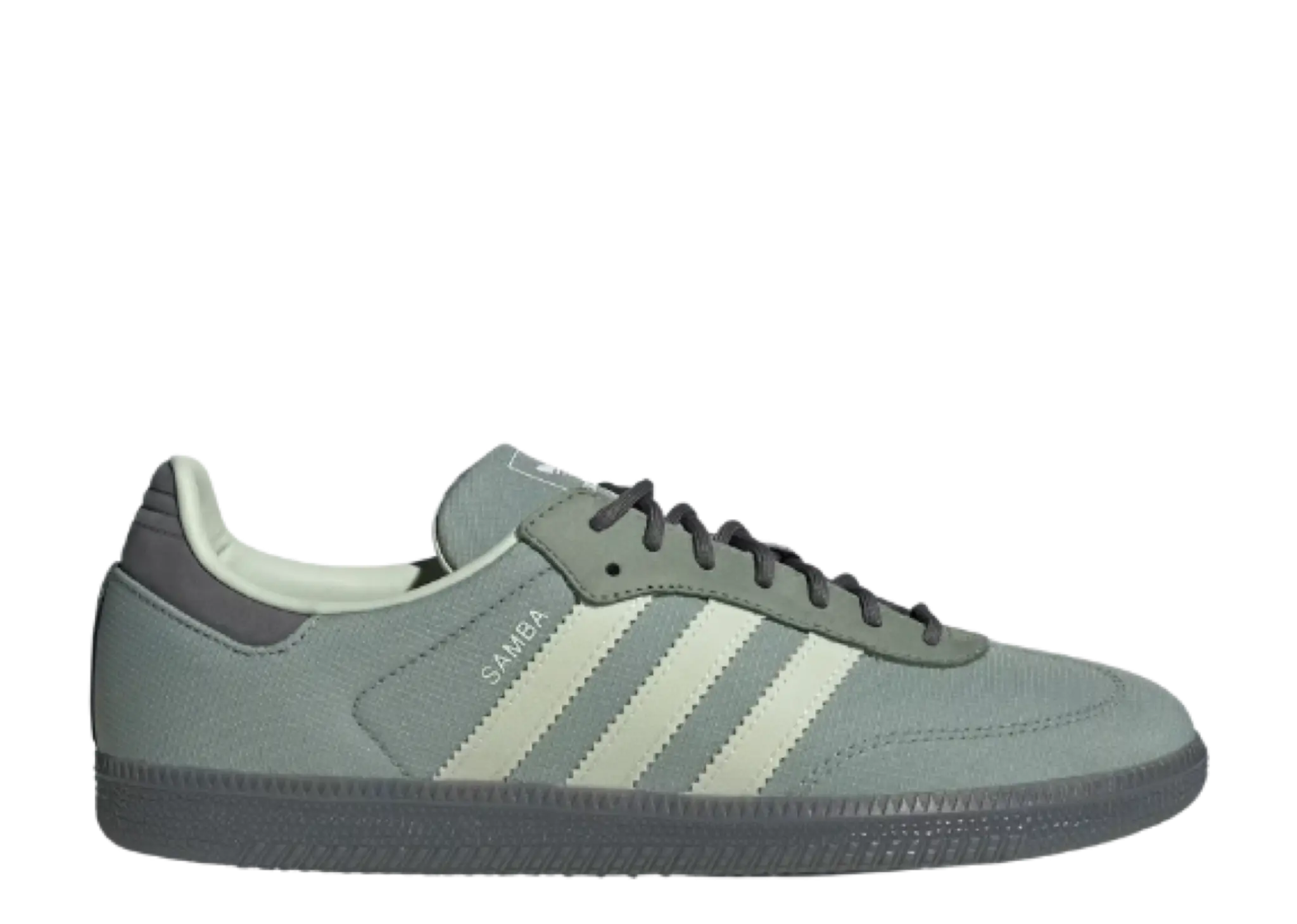Adidas Samba OG Silver Green Linen Green