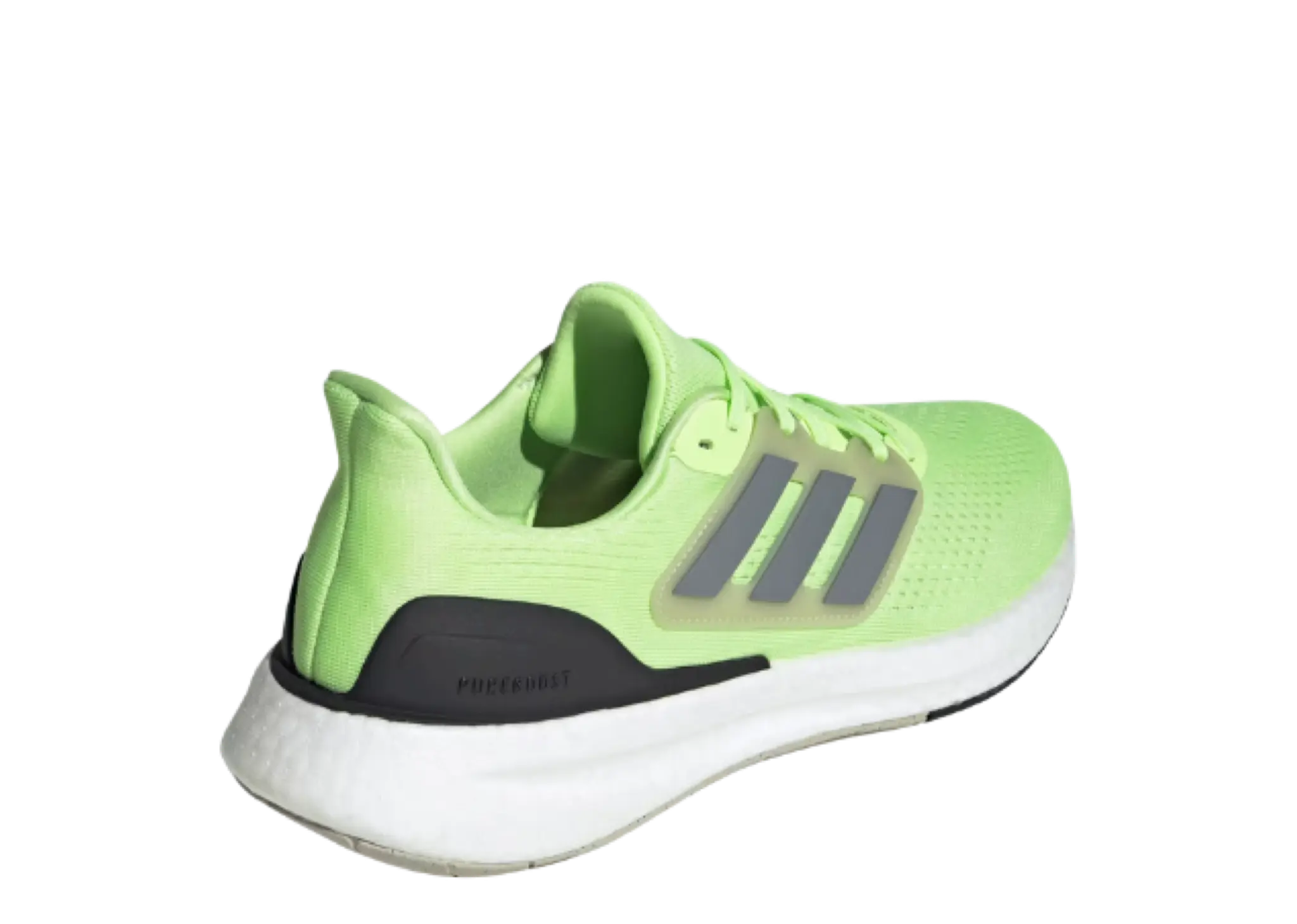 Adidas Pureboost 23 Green Spark Iron Metallic Putty Grey - photo 3
