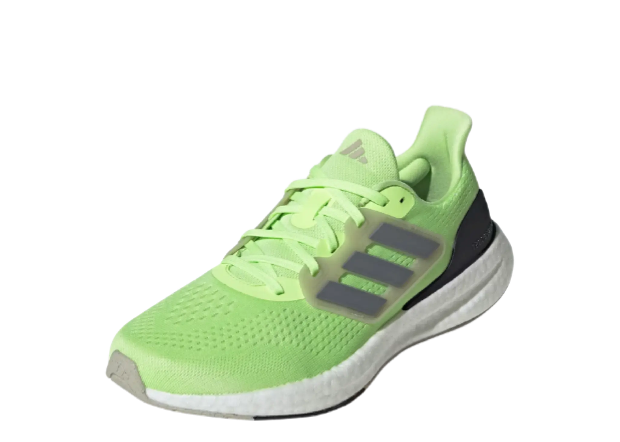 Adidas Pureboost 23 Green Spark Iron Metallic Putty Grey - photo 2