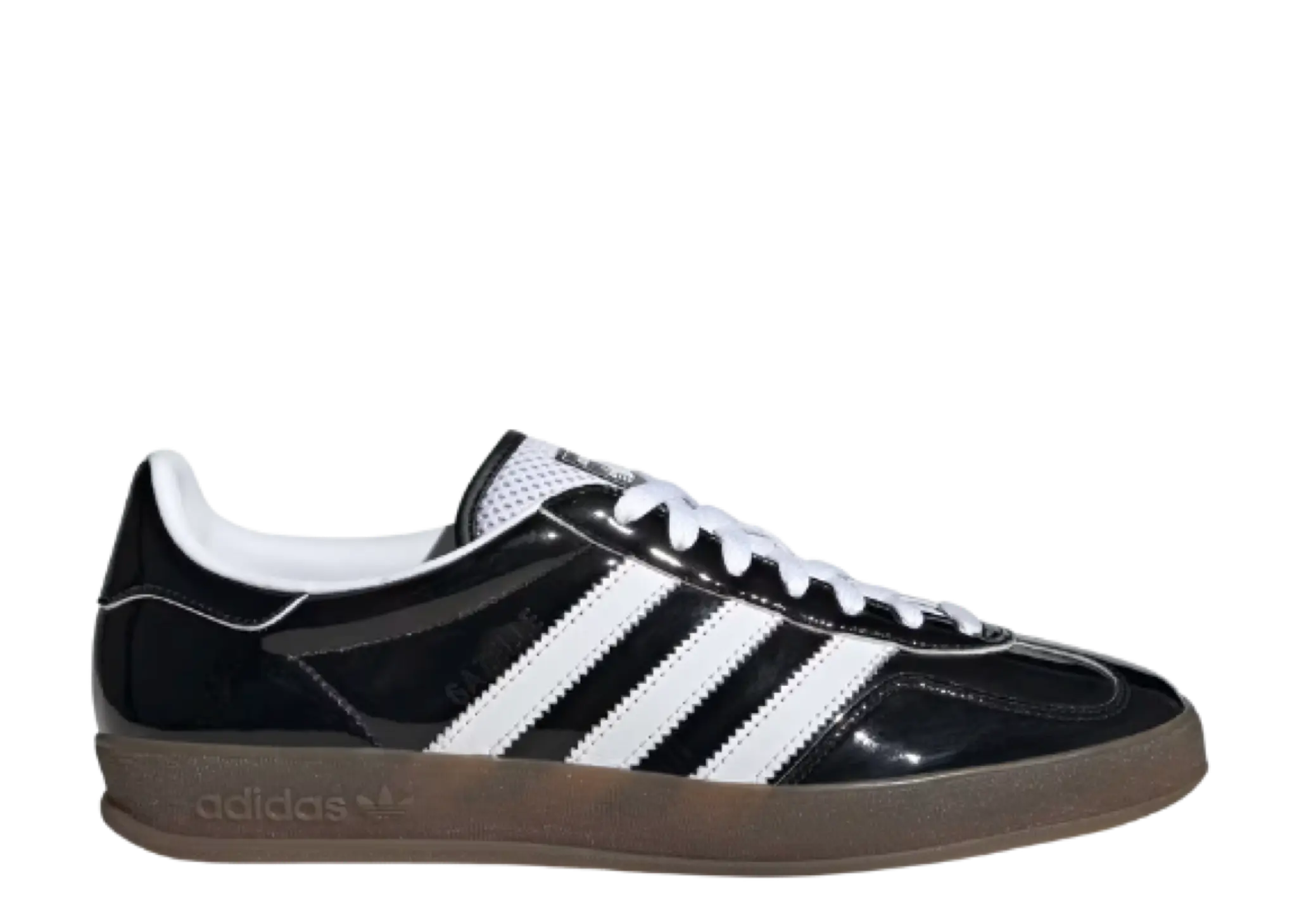 Adidas Gazelle Indoor Core Black Patent Leather