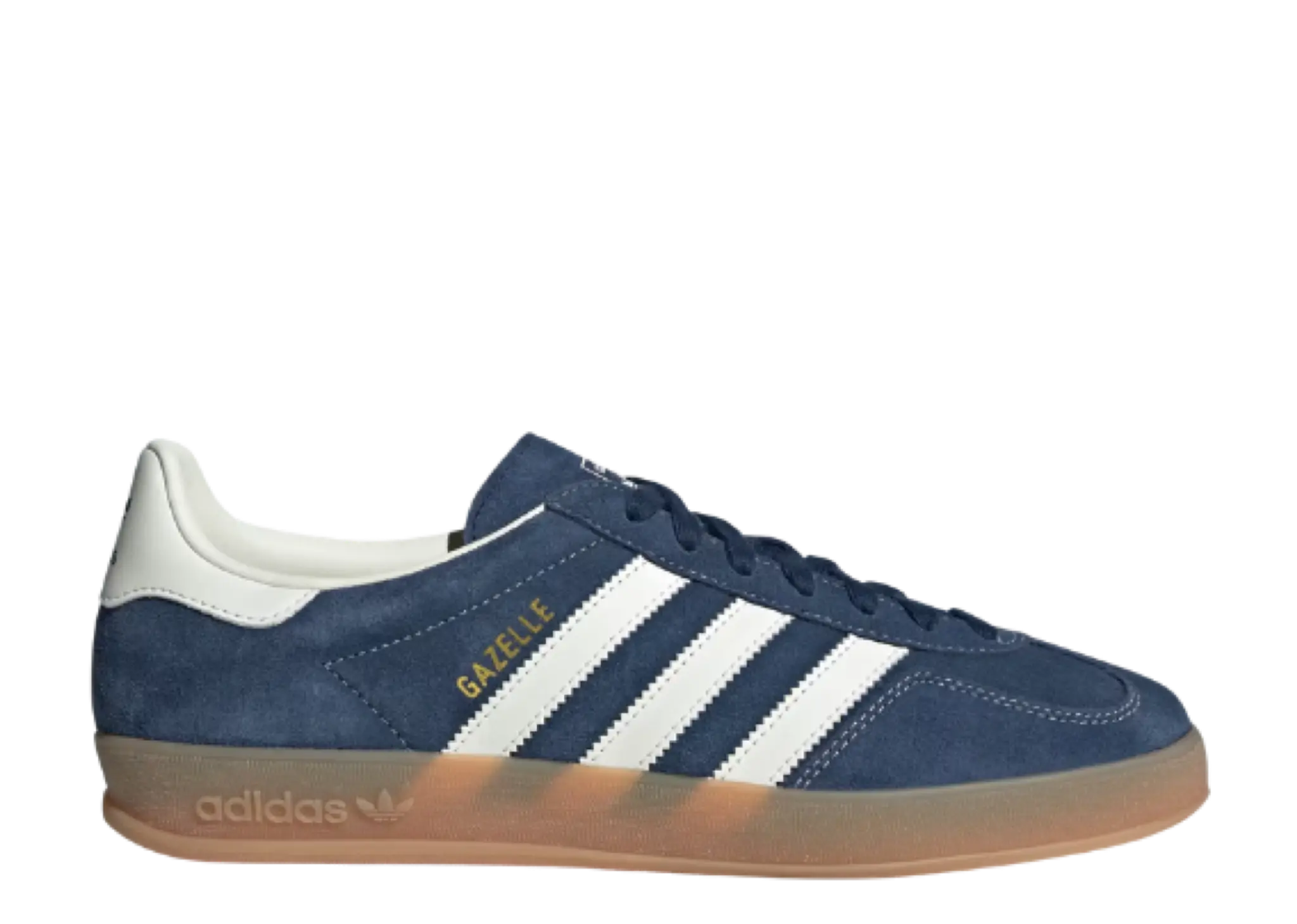 Adidas Gazelle Indoor Night Indigo Off White Gold Metallic