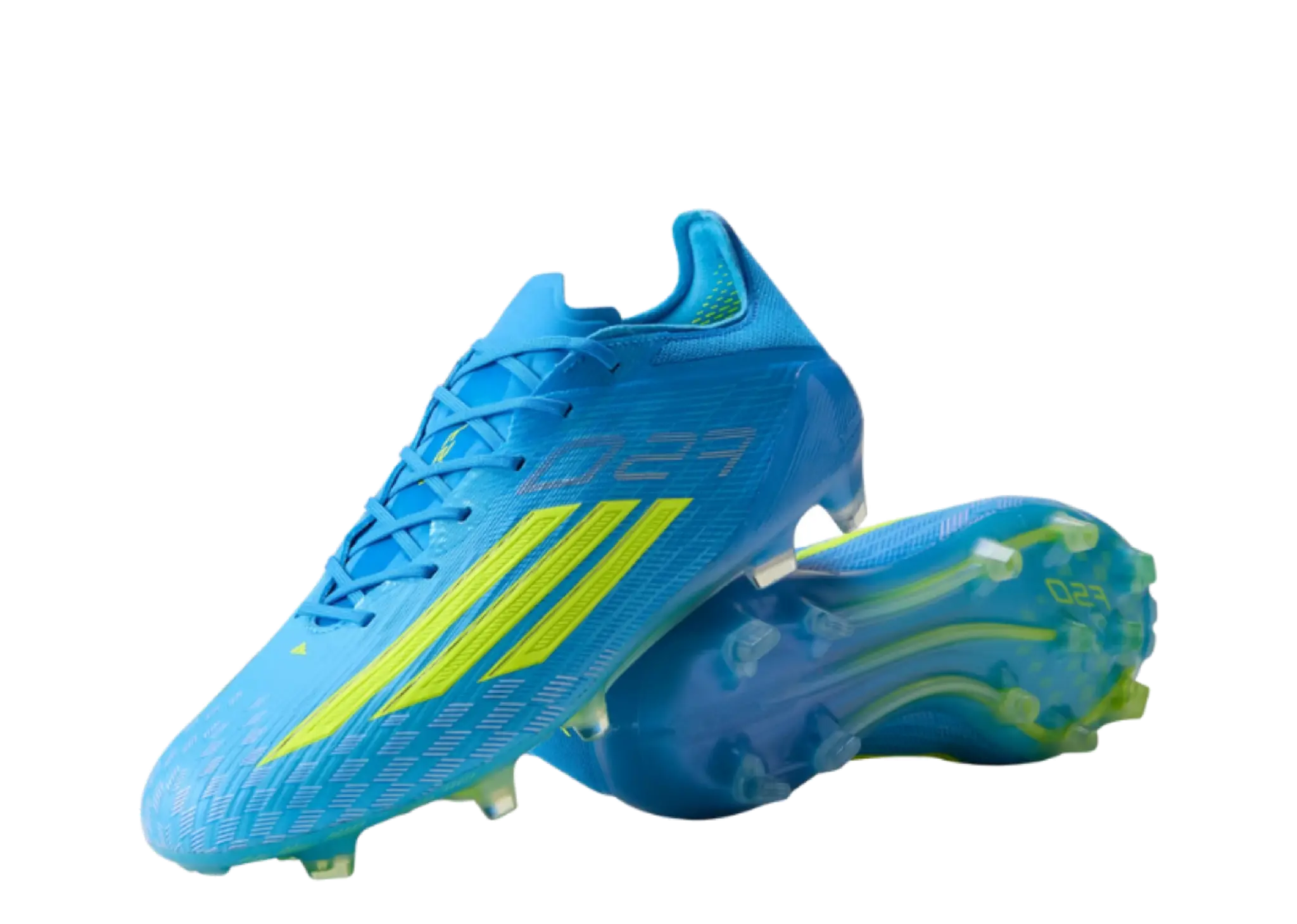 Adidas F50 Elite FG Lucid Ray Blue Team Solar Yellow Lucid Aquamarine - photo 2