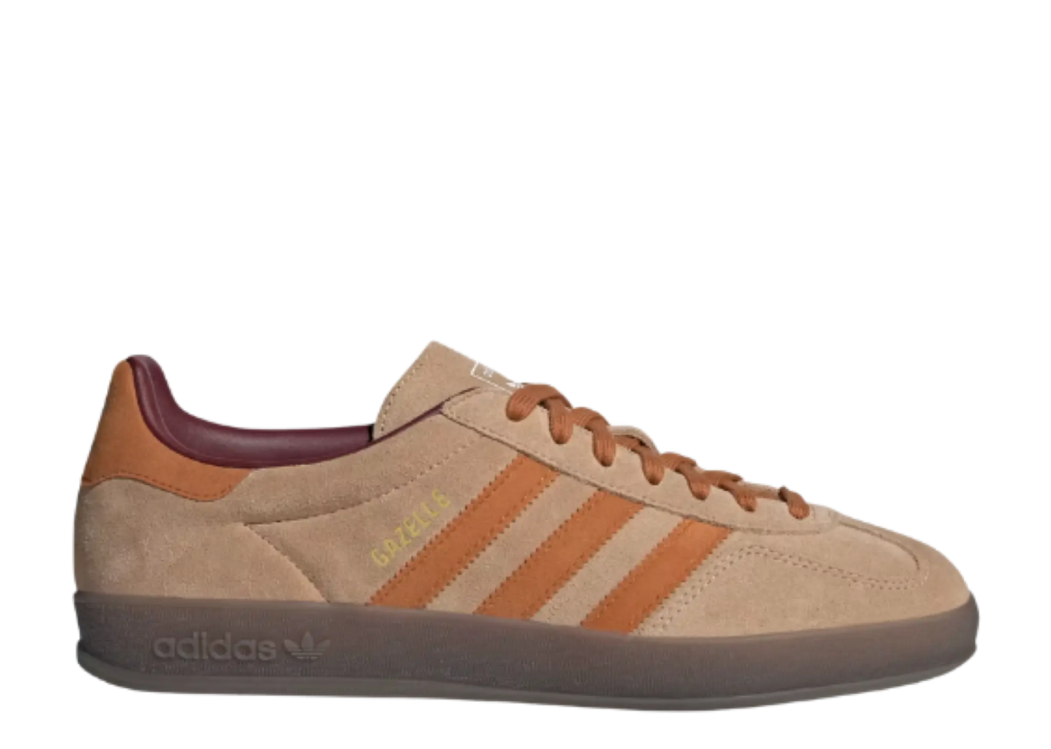 Adidas Gazelle Indoor Warm Sandstone Craft Ochre Shadow Red