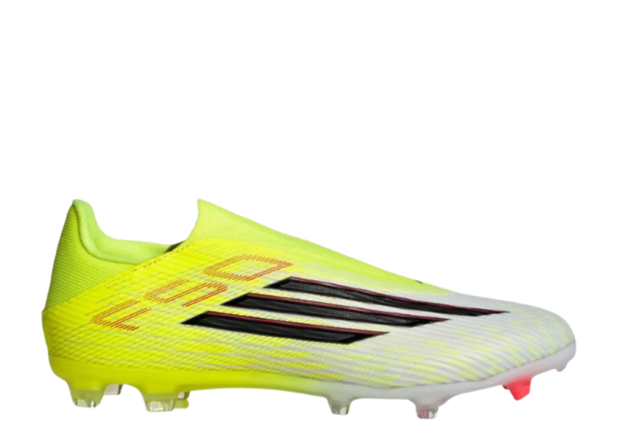 Adidas F50 League Laceless FG/MG Team Solar Yellow Core Black Lucid Red