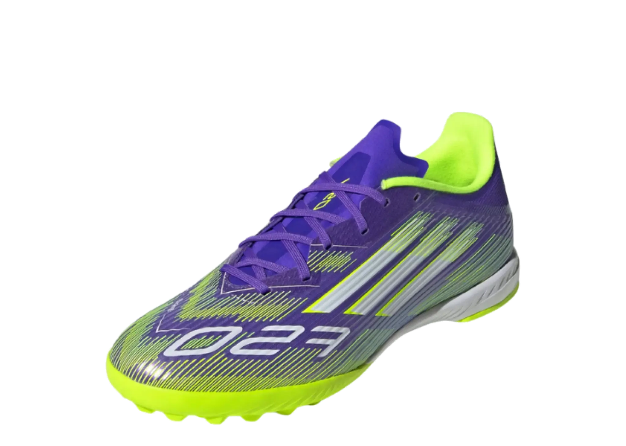 Adidas F50 League Turf Purple Rush Cloud White Lucid Lemon - photo 2