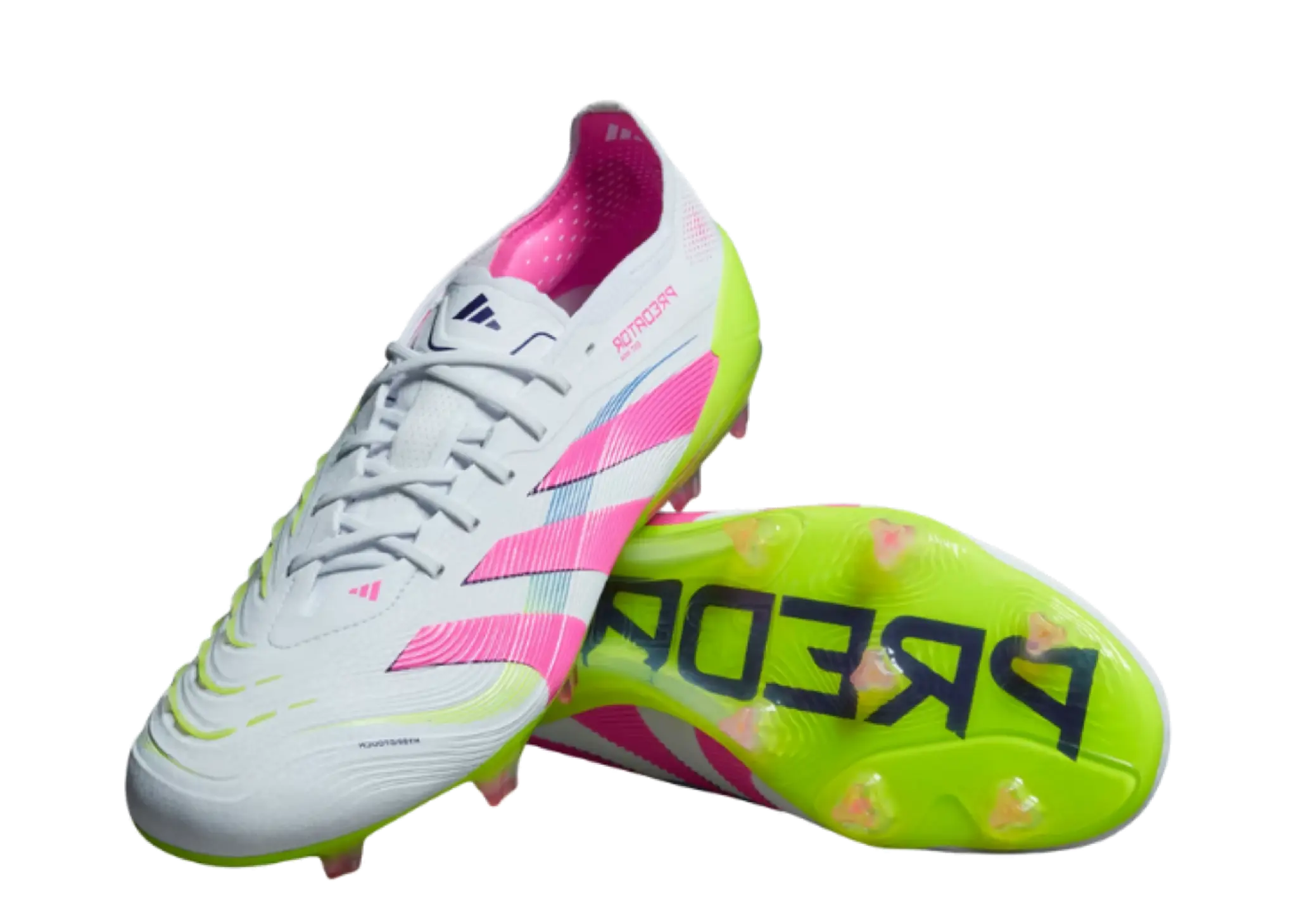 Adidas Predator Elite FG Cloud White Lucid Pink Lucid Lemon - photo 2