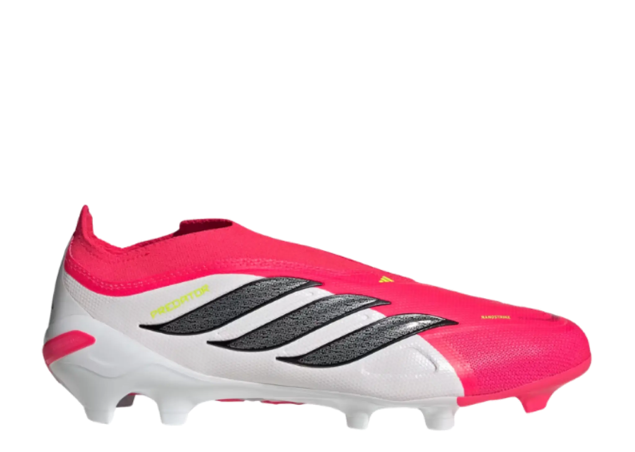 Adidas Predator League Laceless FG Lucid Red Core Black Cloud White