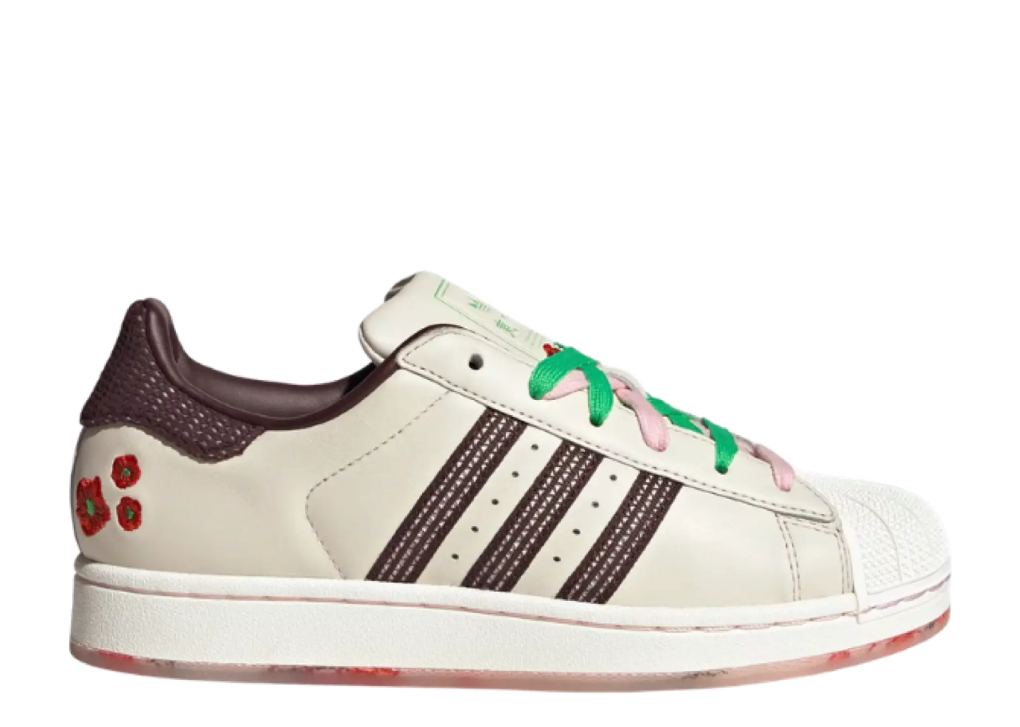 Adidas Superstar II Cloud White Shadow Brown Clear Pink (Women's)