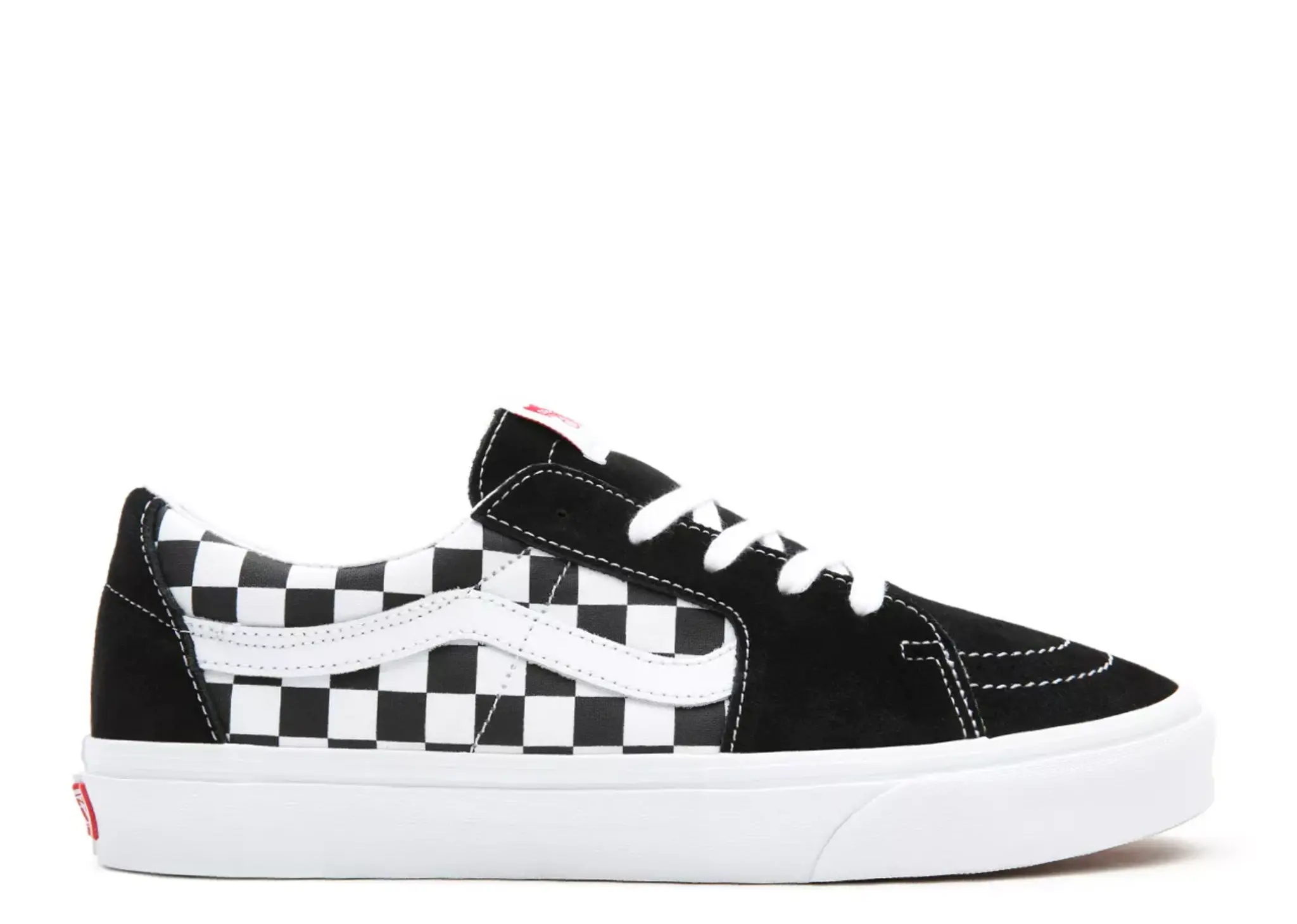 Vans Sk8-Low Canvas Suede Black Checkerboard