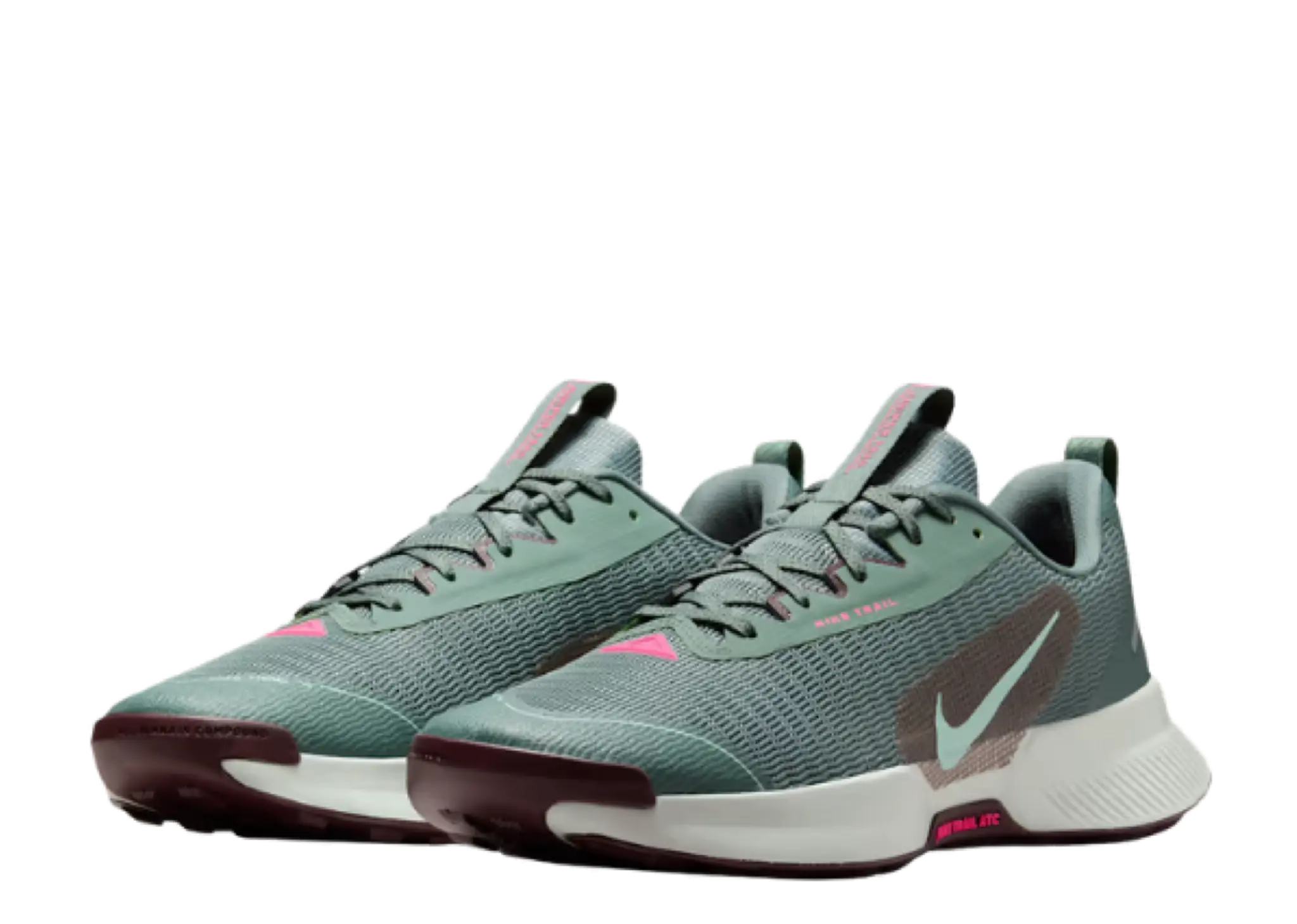 Nike Juniper Trail 3 Clay Green Burgundy Crush - photo 2