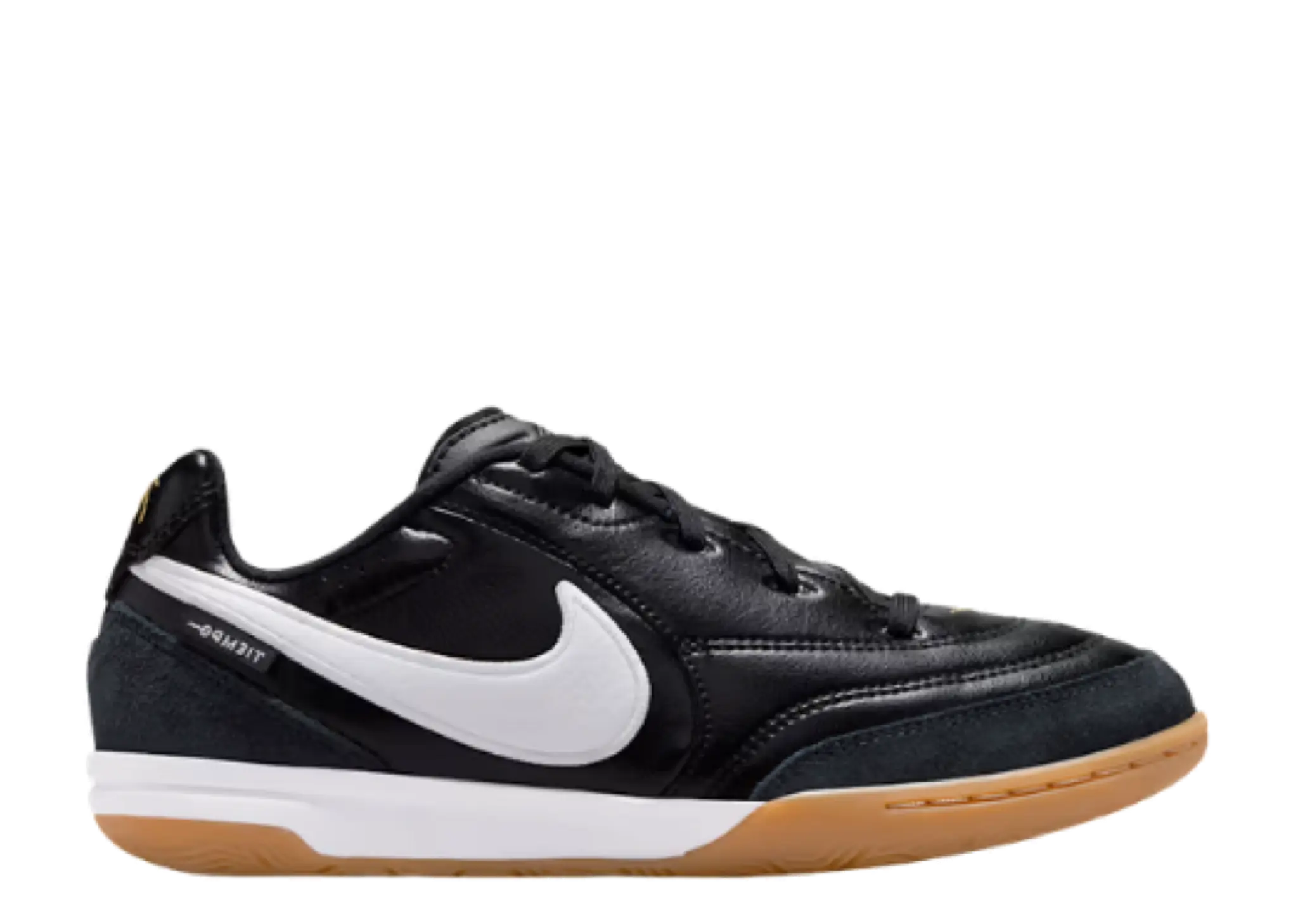 Nike Tiempo Streetgato IC Black White Gum (Grade School)